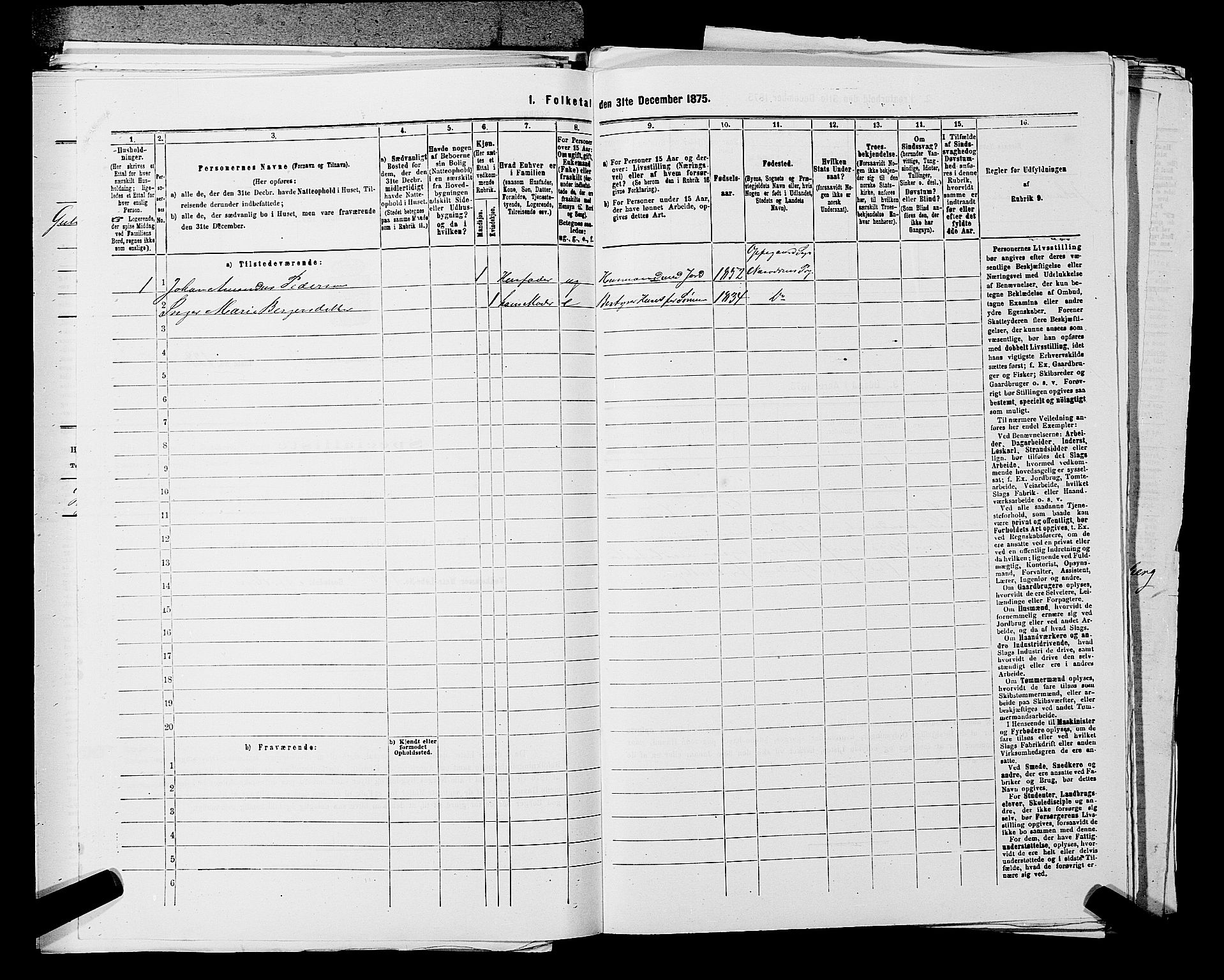 RA, 1875 census for 0229P Enebakk, 1875, p. 917