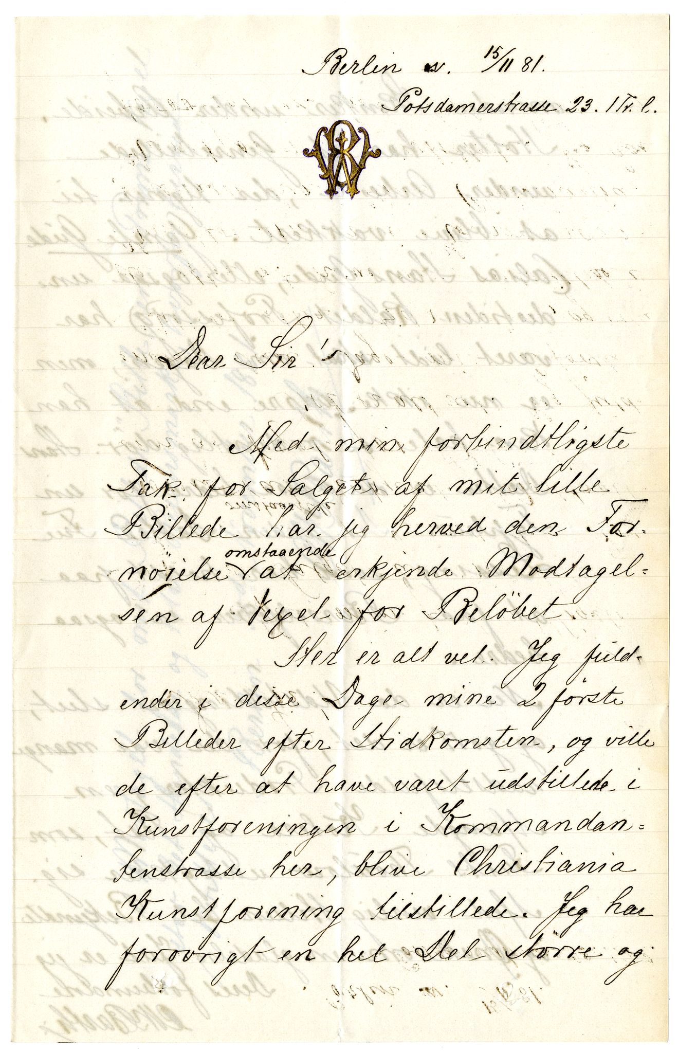 Diderik Maria Aalls brevsamling, NF/Ark-1023/F/L0001: D.M. Aalls brevsamling. A - B, 1738-1889, p. 658