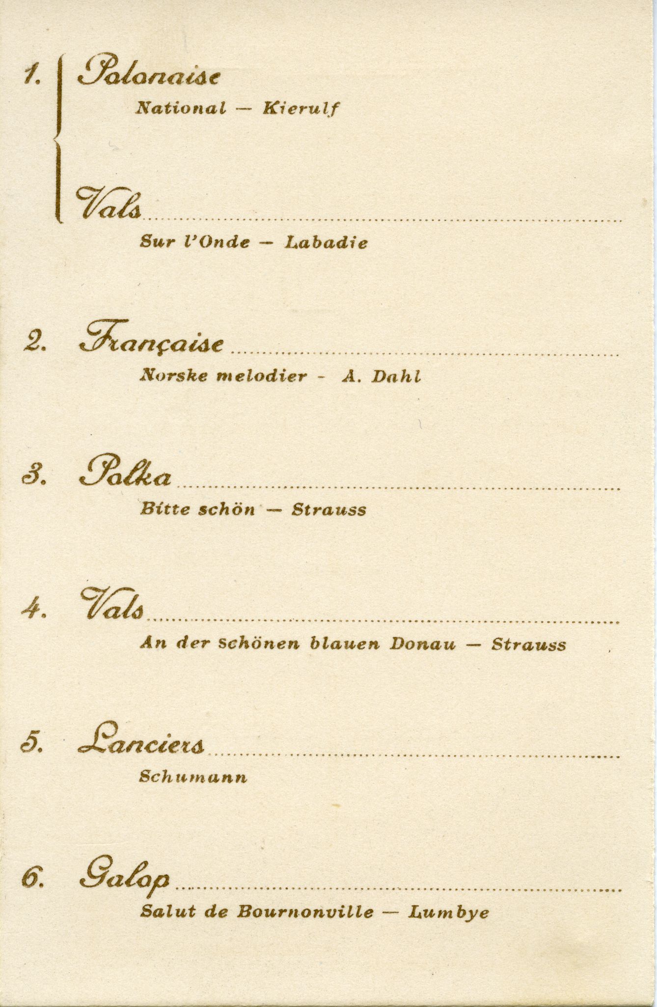 Byfogd Gottfried G. Klem, VLFK/A-1499/F/L0001/0001/0008: Ymse dokument knytt til kroninga av Kong Haakon og Dronning Maud i 1906 / Ymse dokument knytt til kroninga av Kong Haakon og Dronning Maud i 1906, 1906