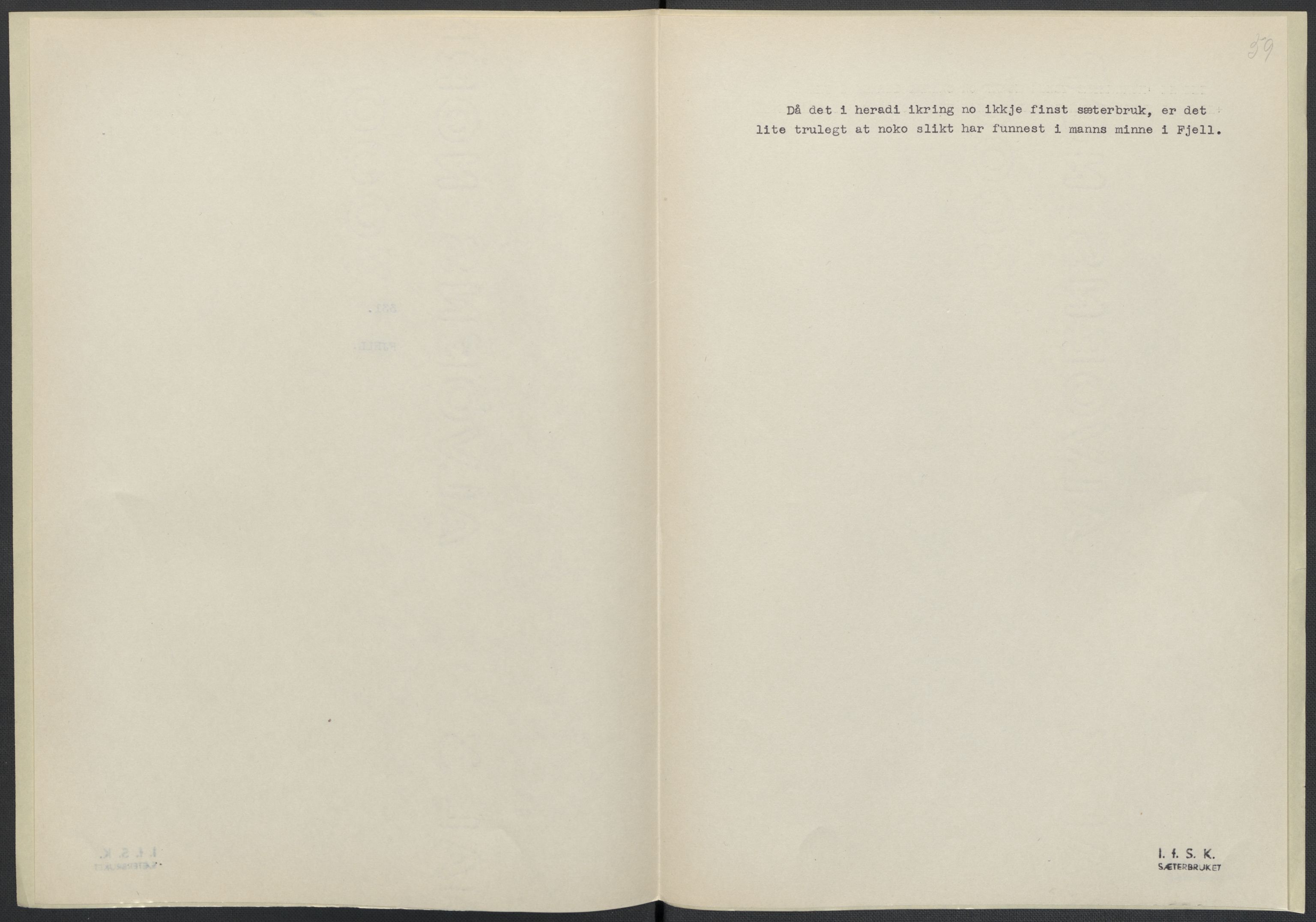 Instituttet for sammenlignende kulturforskning, AV/RA-PA-0424/F/Fc/L0010/0001: Eske B10: / Hordaland (perm XXV), 1932-1939, p. 59