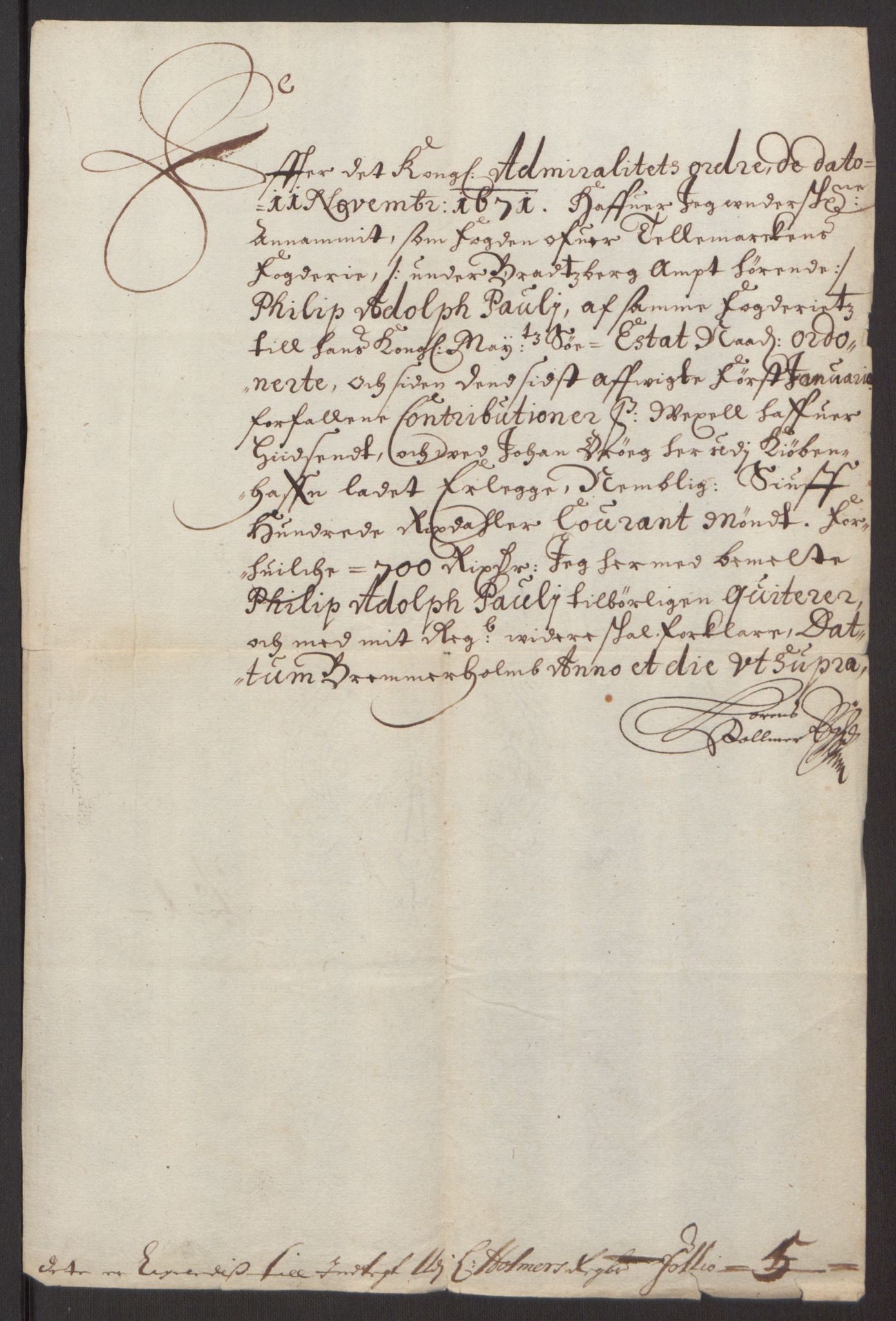 Rentekammeret inntil 1814, Reviderte regnskaper, Fogderegnskap, RA/EA-4092/R35/L2060: Fogderegnskap Øvre og Nedre Telemark, 1671-1672, p. 128