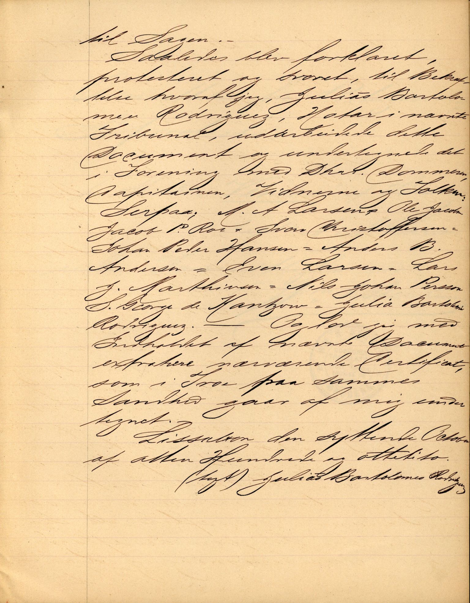 Pa 63 - Østlandske skibsassuranceforening, VEMU/A-1079/G/Ga/L0015/0013: Havaridokumenter / Venice, Isbjørn, Varnæs, Valkyrien, 1882, p. 16