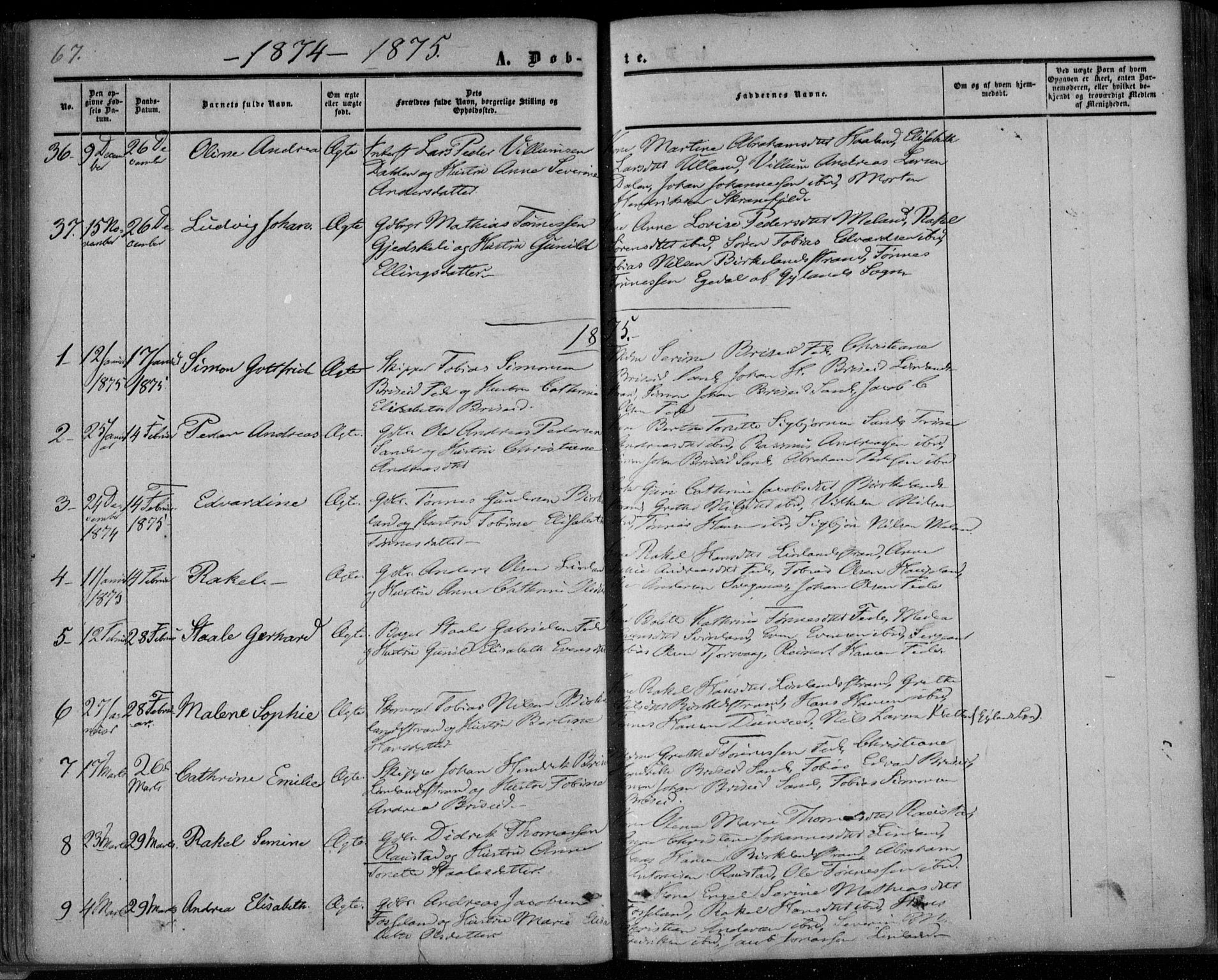 Kvinesdal sokneprestkontor, AV/SAK-1111-0026/F/Fa/Faa/L0002: Parish register (official) no. A 2, 1850-1876, p. 77