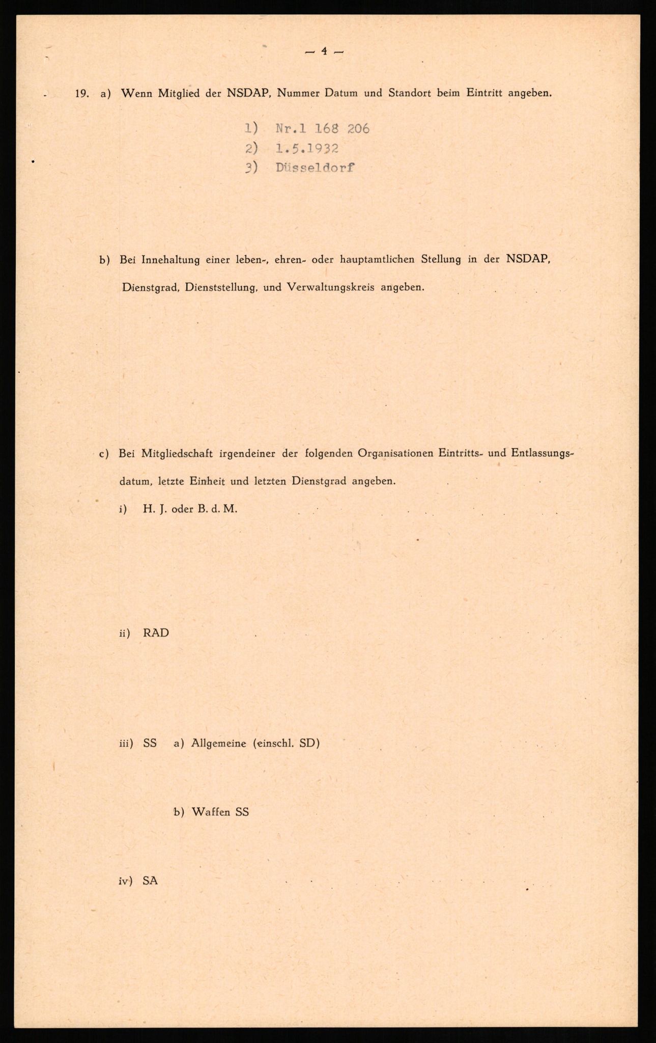 Forsvaret, Forsvarets overkommando II, AV/RA-RAFA-3915/D/Db/L0018: CI Questionaires. Tyske okkupasjonsstyrker i Norge. Tyskere., 1945-1946, p. 341