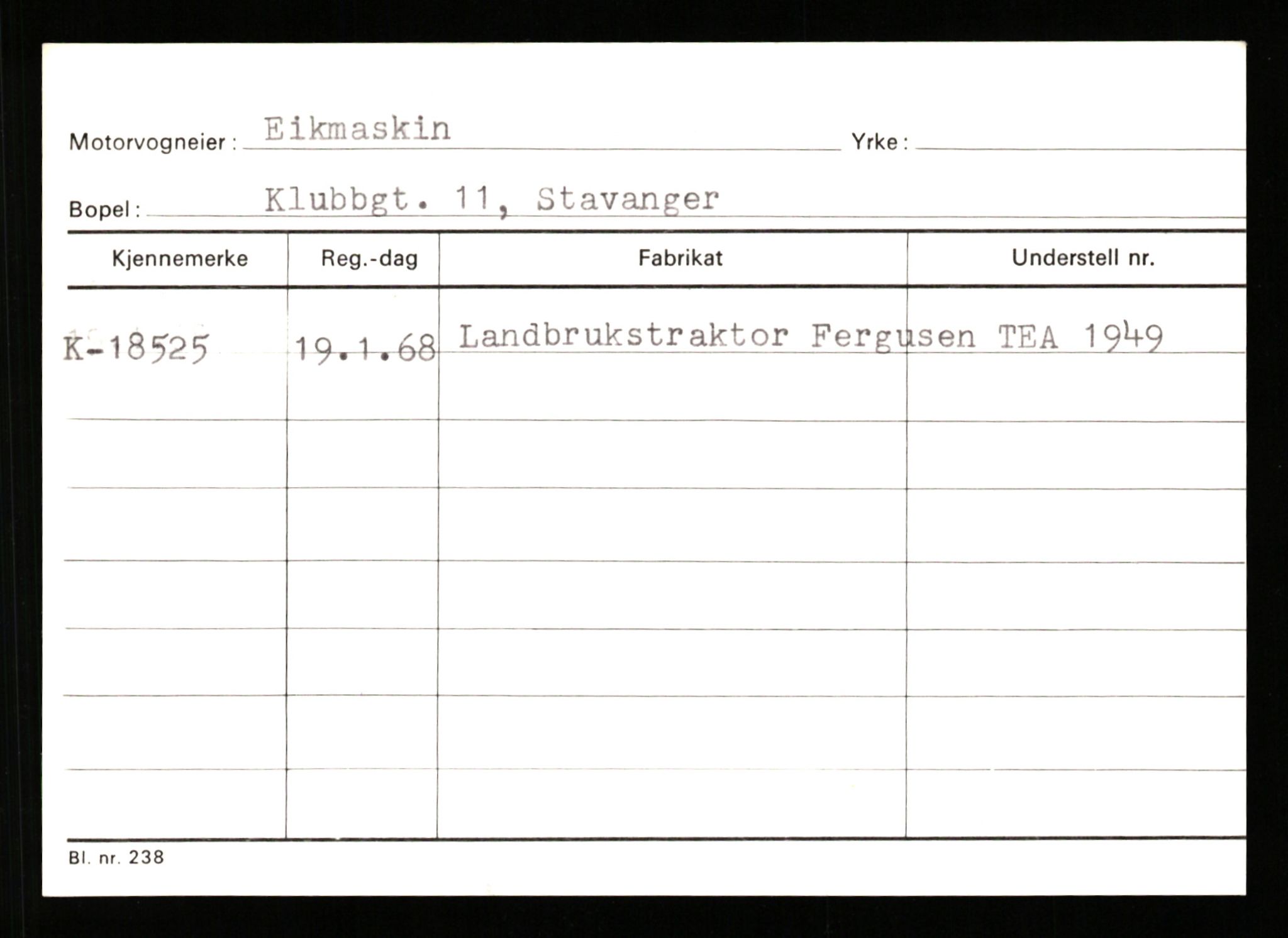 Stavanger trafikkstasjon, AV/SAST-A-101942/0/G/L0004: Registreringsnummer: 15497 - 22957, 1930-1971, p. 1341