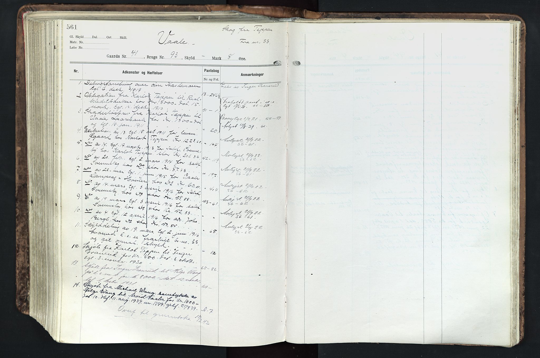 Solør tingrett, AV/SAH-TING-008/H/Ha/Hak/L0003: Mortgage register no. III, 1900-1935, p. 561