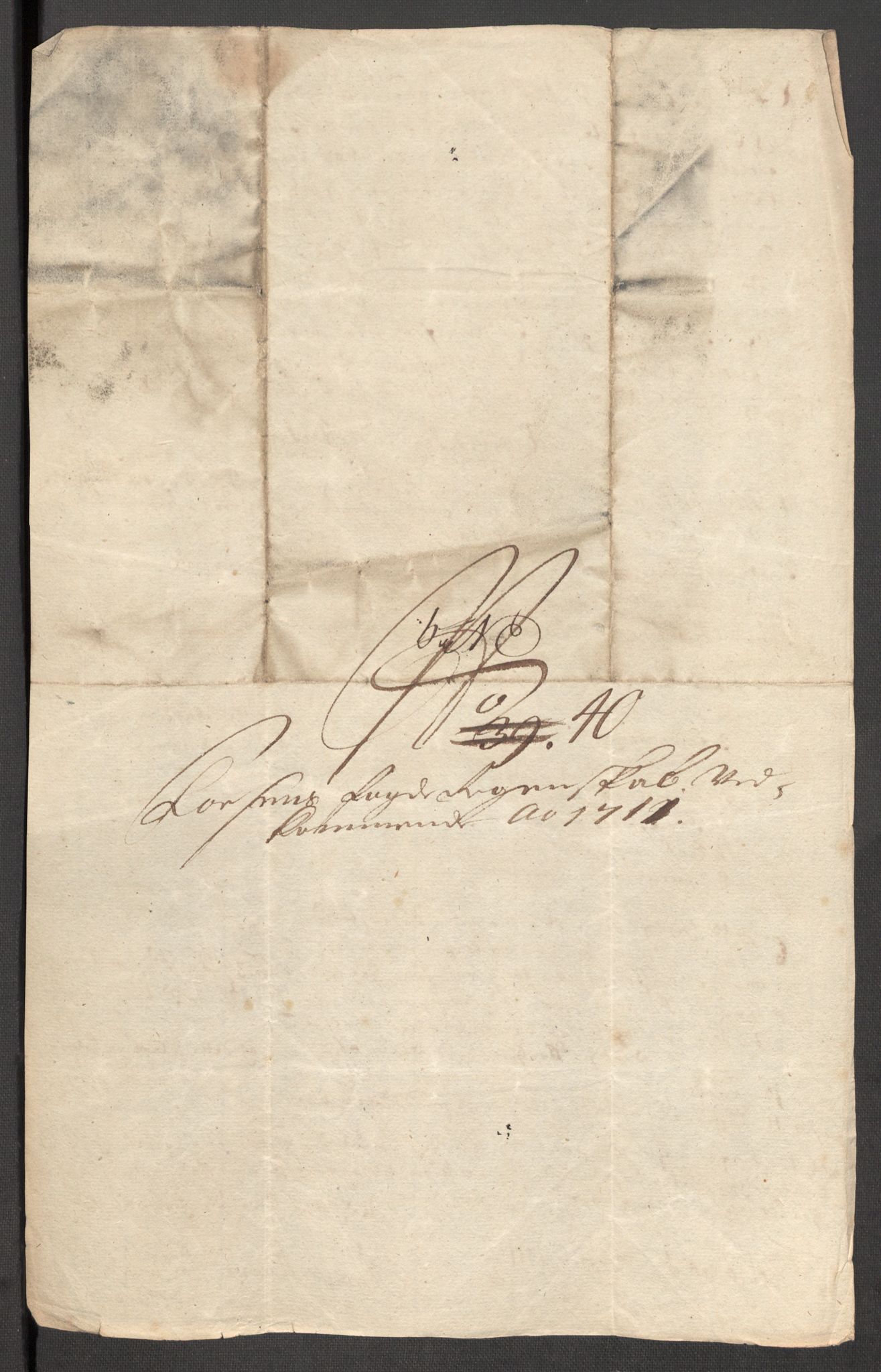 Rentekammeret inntil 1814, Reviderte regnskaper, Fogderegnskap, AV/RA-EA-4092/R57/L3860: Fogderegnskap Fosen, 1711, p. 398