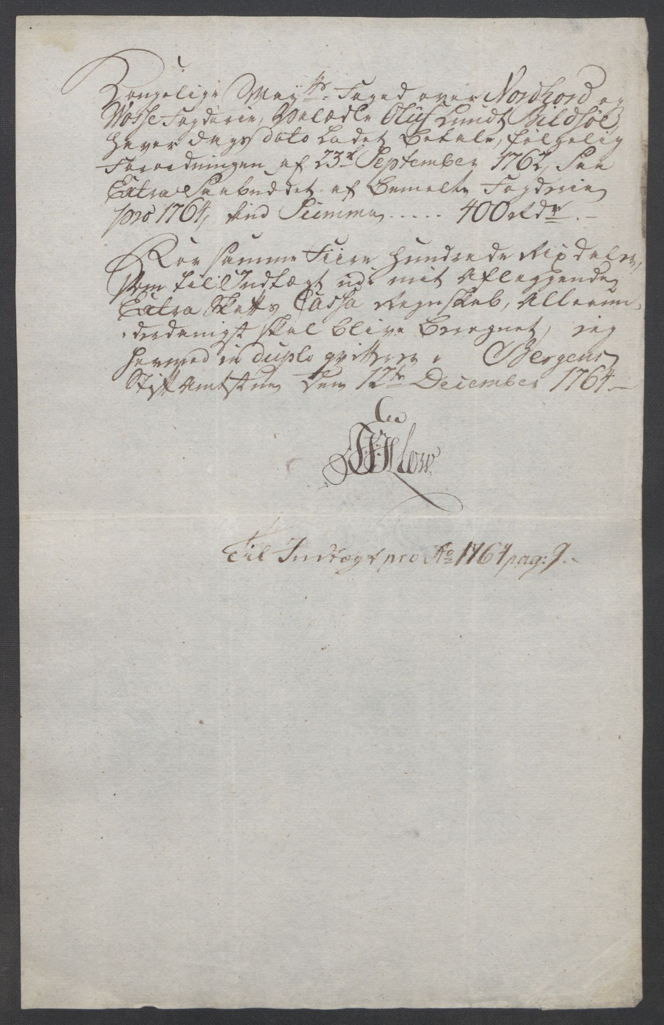 Rentekammeret inntil 1814, Reviderte regnskaper, Fogderegnskap, AV/RA-EA-4092/R51/L3303: Ekstraskatten Nordhordland og Voss, 1762-1772, p. 89