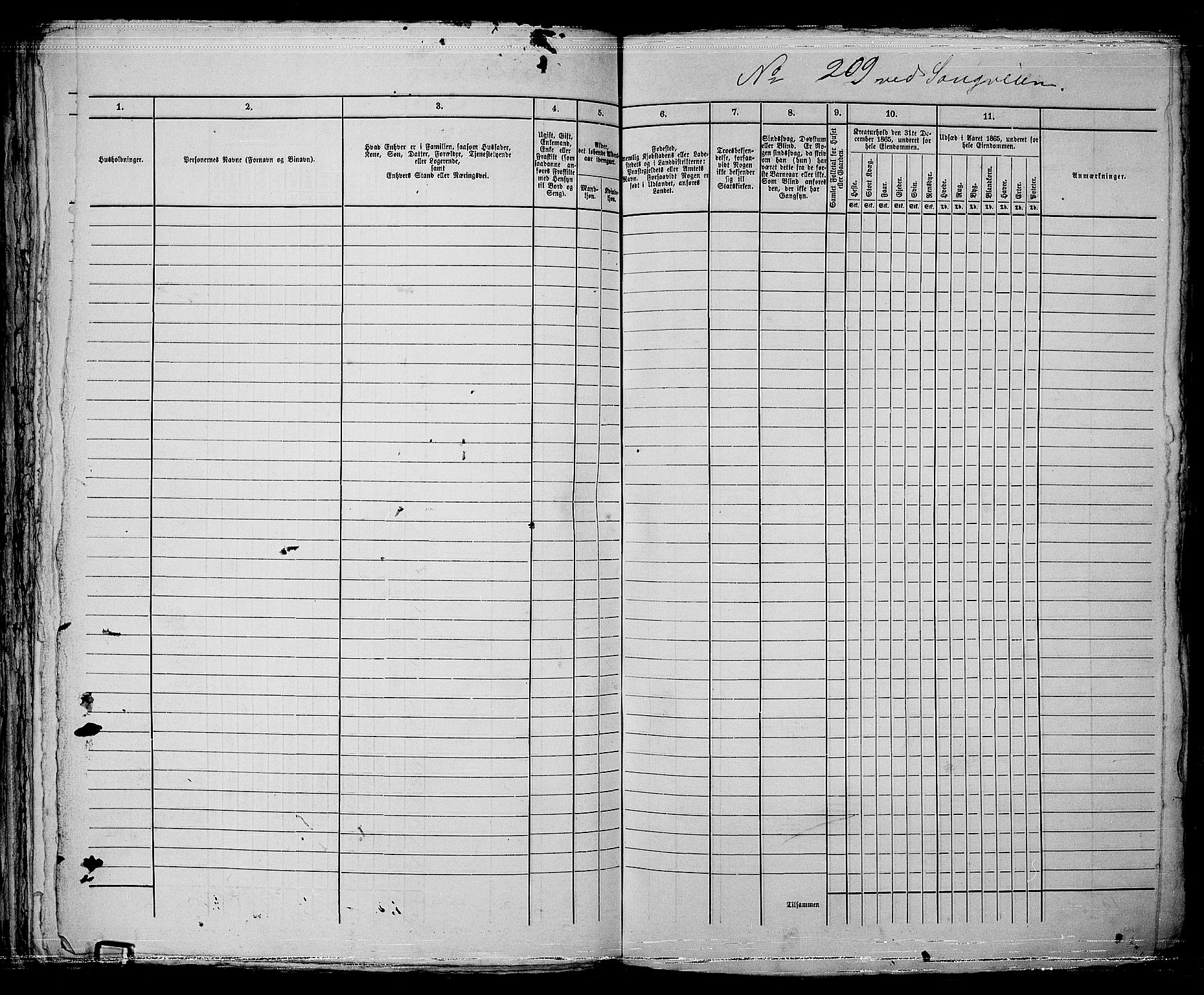 RA, 1865 census for Kristiania, 1865, p. 5084