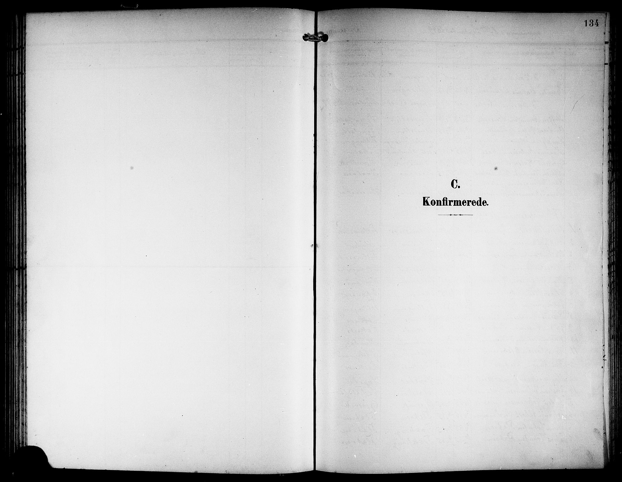 Hamre sokneprestembete, SAB/A-75501/H/Ha/Hab: Parish register (copy) no. B 4, 1898-1919, p. 134