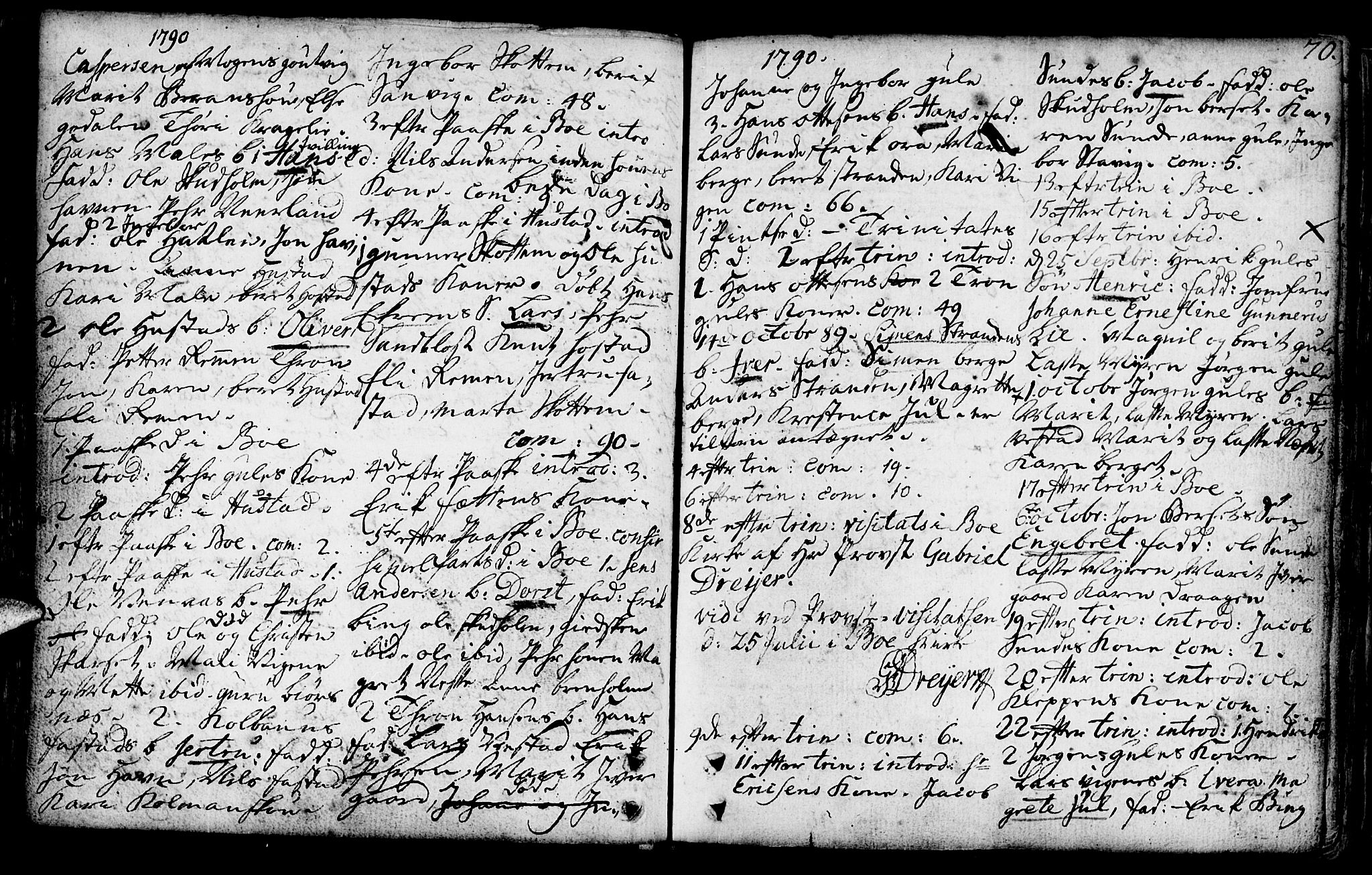 Ministerialprotokoller, klokkerbøker og fødselsregistre - Møre og Romsdal, AV/SAT-A-1454/566/L0761: Parish register (official) no. 566A02 /1, 1767-1817, p. 70