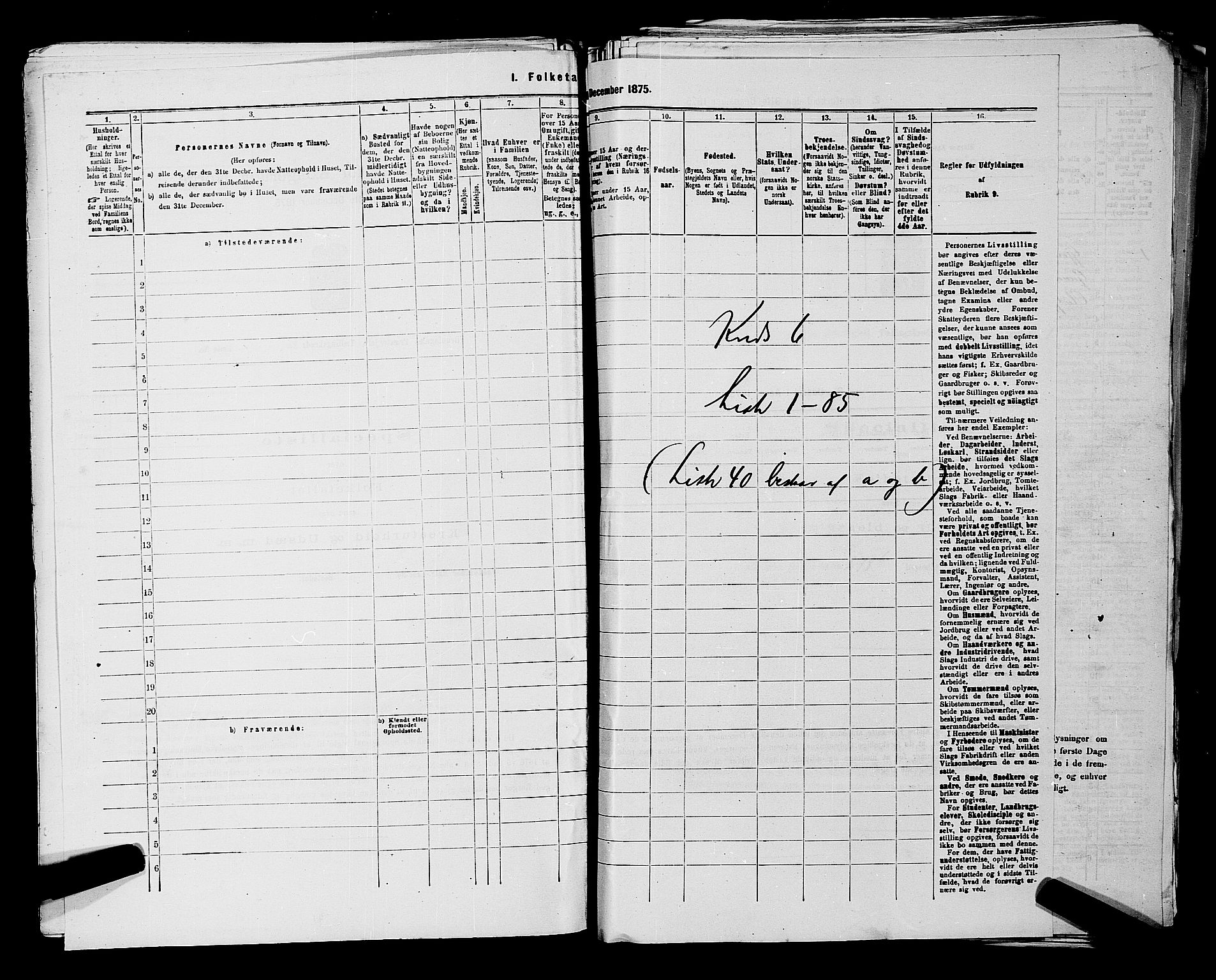 SAKO, 1875 census for 0826P Tinn, 1875, p. 747