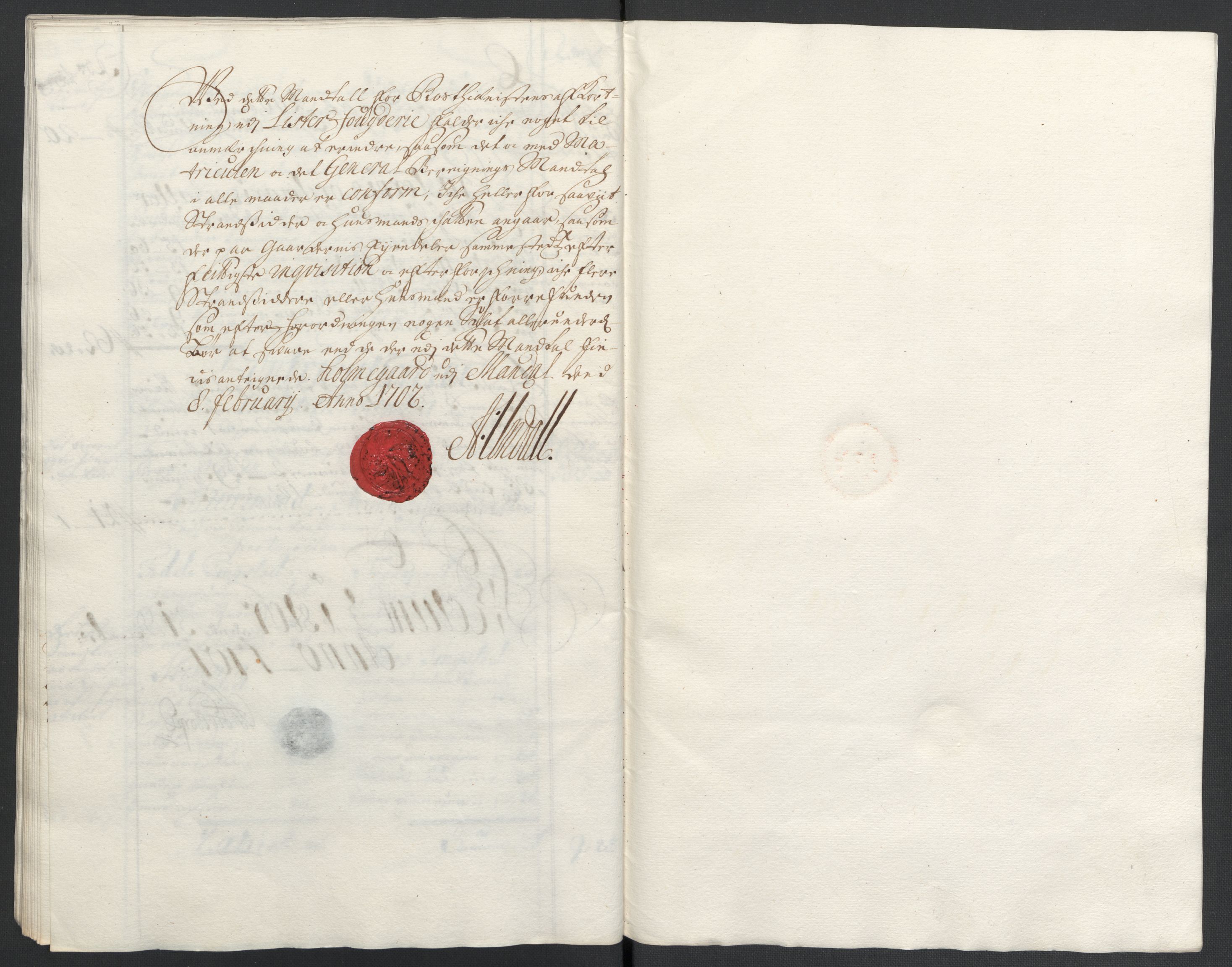 Rentekammeret inntil 1814, Reviderte regnskaper, Fogderegnskap, AV/RA-EA-4092/R43/L2549: Fogderegnskap Lista og Mandal, 1701-1702, p. 49