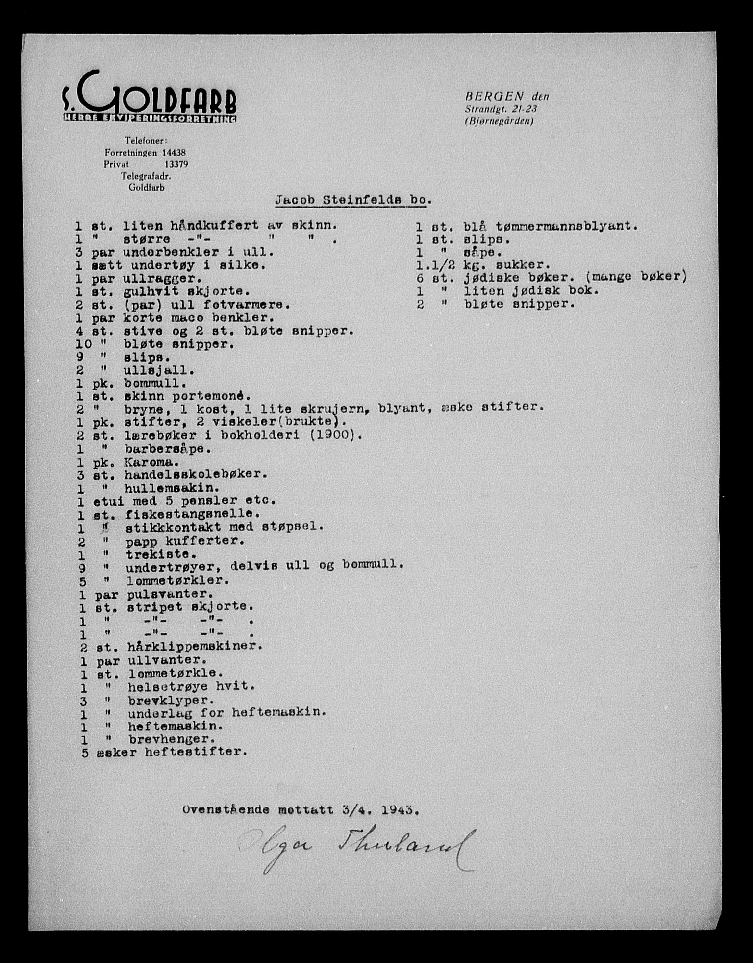 Justisdepartementet, Tilbakeføringskontoret for inndratte formuer, AV/RA-S-1564/H/Hc/Hcd/L1007: --, 1945-1947, p. 426