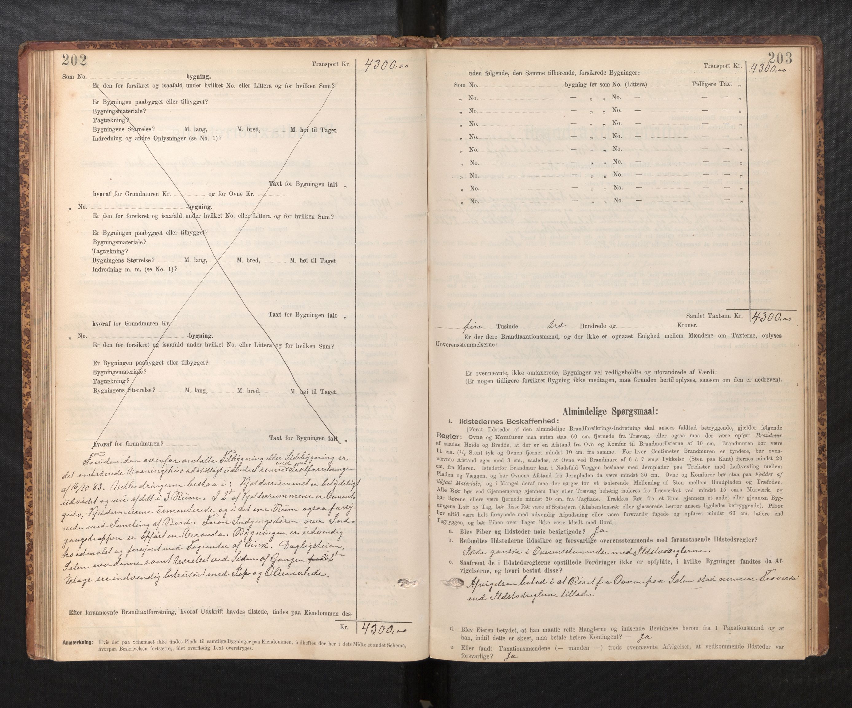 Lensmannen i Evanger, AV/SAB-A-31701/0012/L0005: Branntakstprotokoll, skjematakst, 1895-1935, p. 202-203