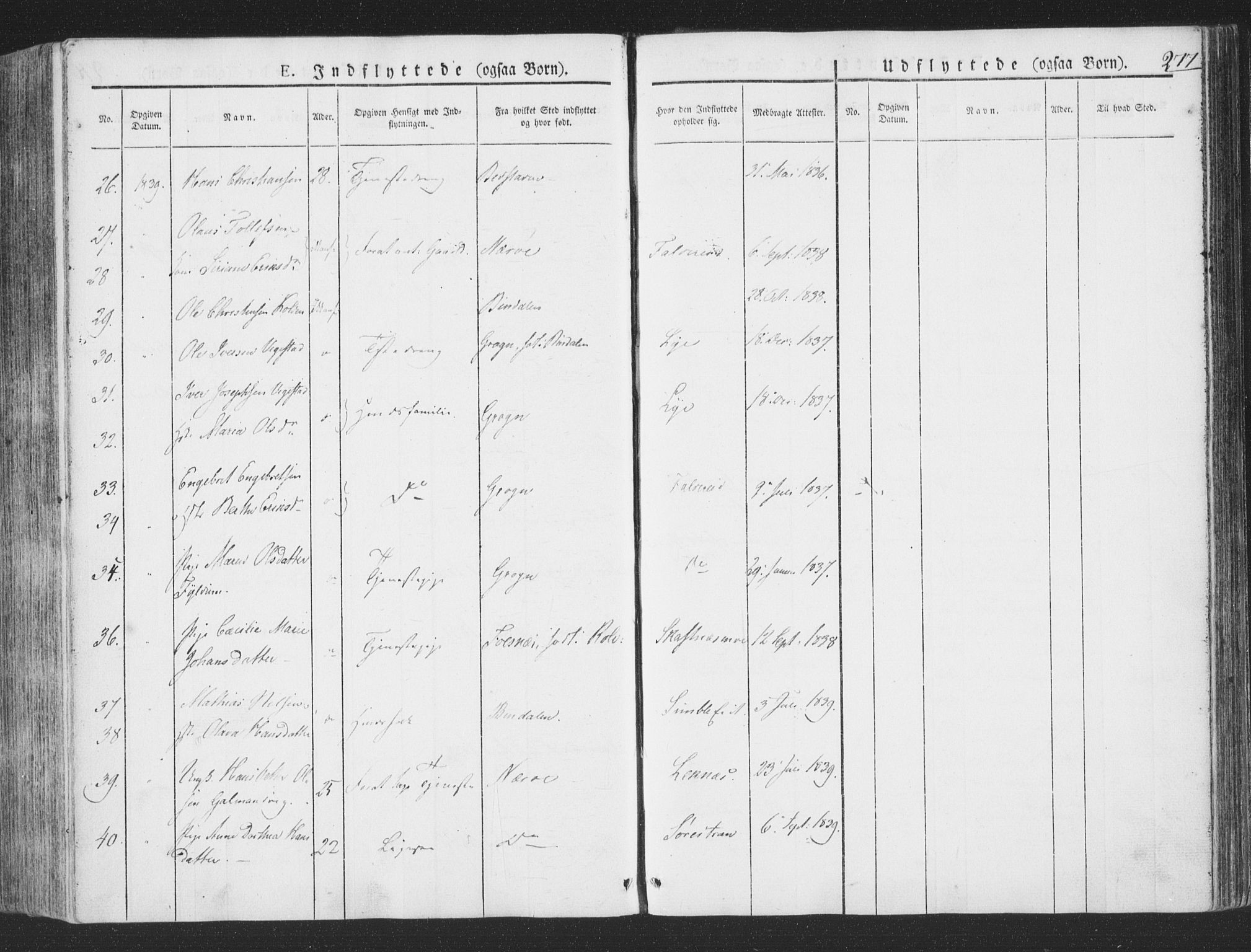 Ministerialprotokoller, klokkerbøker og fødselsregistre - Nord-Trøndelag, SAT/A-1458/780/L0639: Parish register (official) no. 780A04, 1830-1844, p. 277