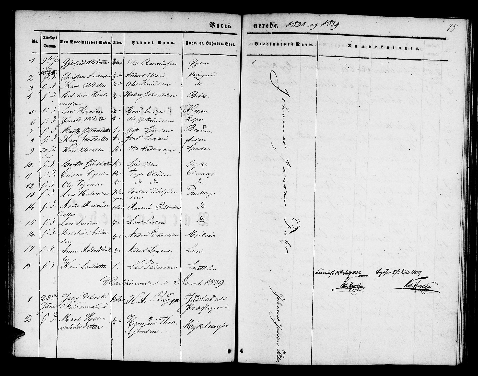 Jostedal sokneprestembete, SAB/A-80601/H/Haa/Haaa/L0004: Parish register (official) no. A 4, 1837-1848, p. 85