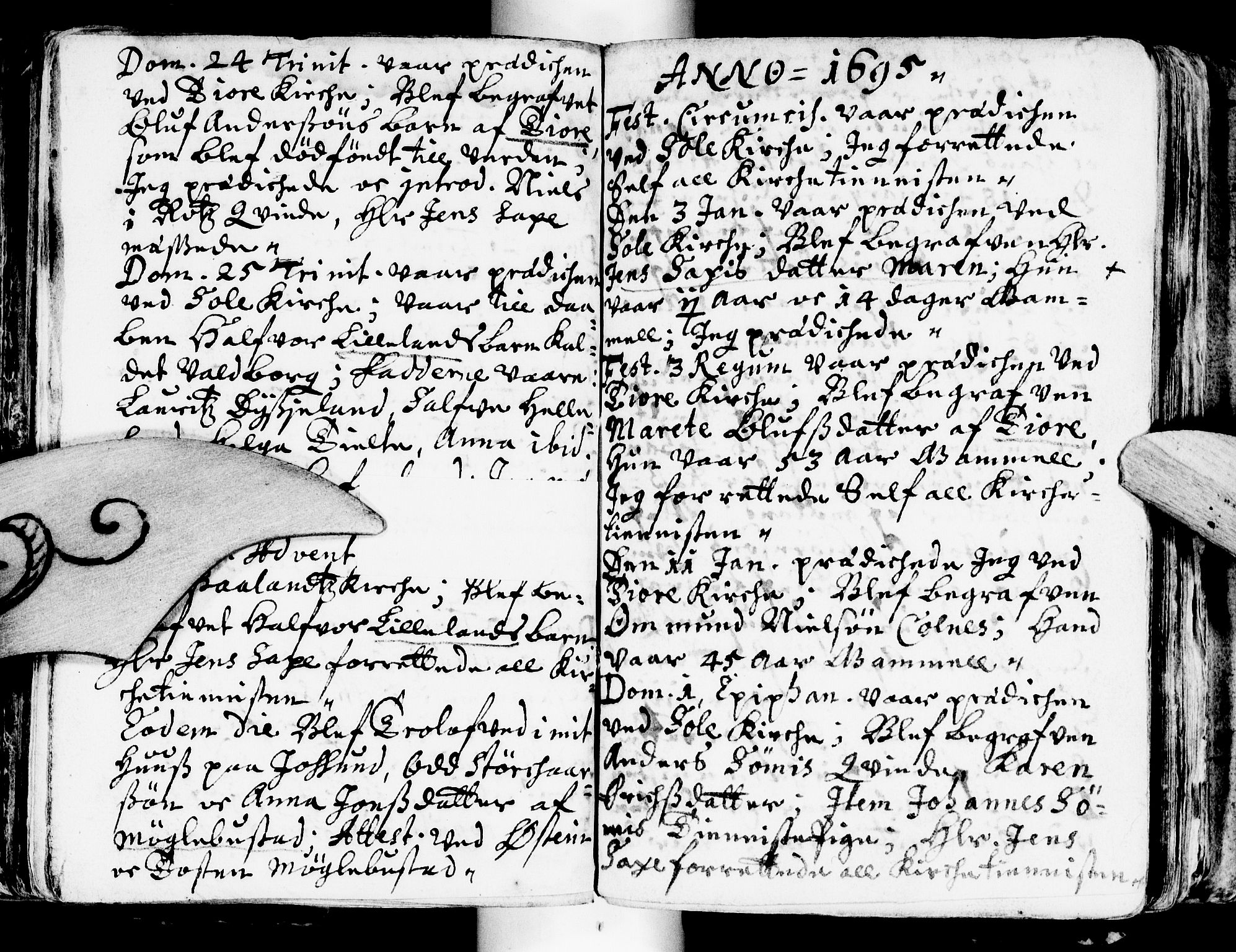 Håland sokneprestkontor, AV/SAST-A-101802/001/30BA/L0001: Parish register (official) no. A 1, 1671-1722