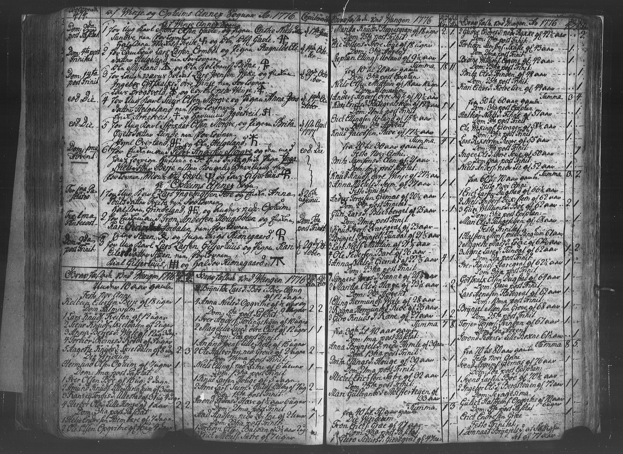 Voss sokneprestembete, AV/SAB-A-79001/H/Haa: Parish register (official) no. A 8, 1752-1780, p. 474-475