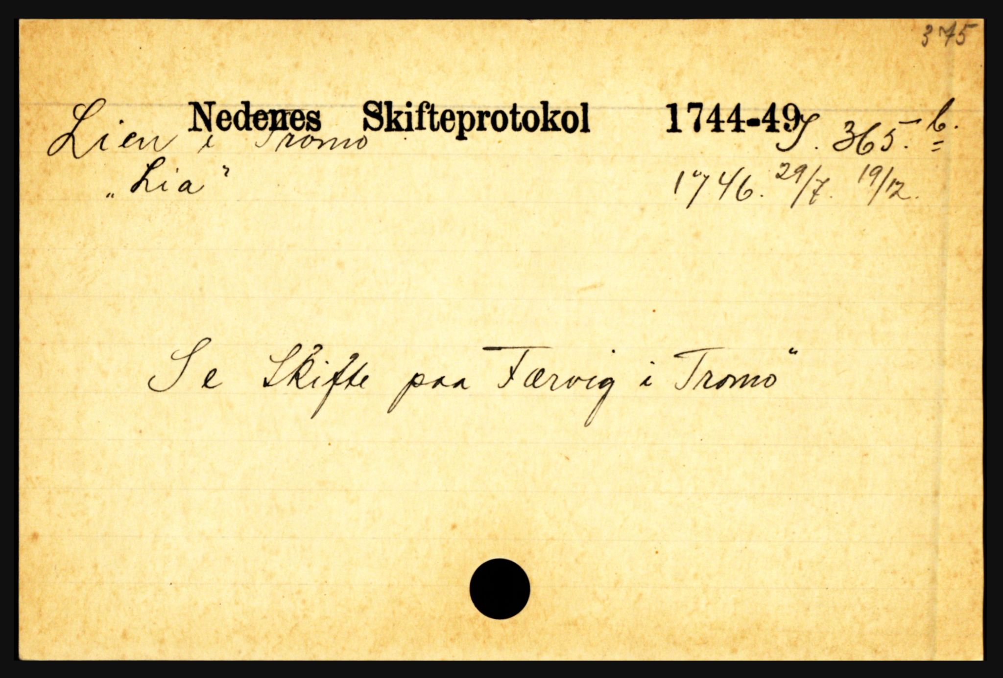 Nedenes sorenskriveri før 1824, AV/SAK-1221-0007/H, p. 17249