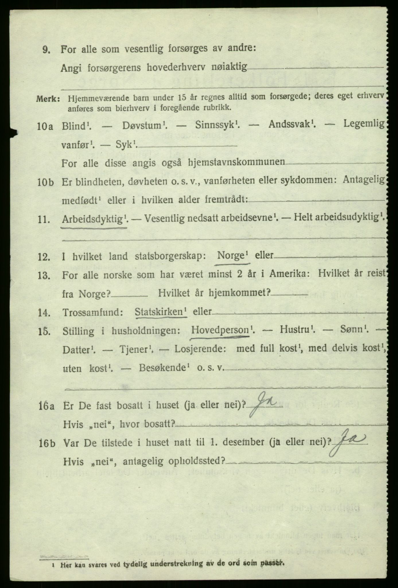 SAB, 1920 census for Fana, 1920, p. 13450