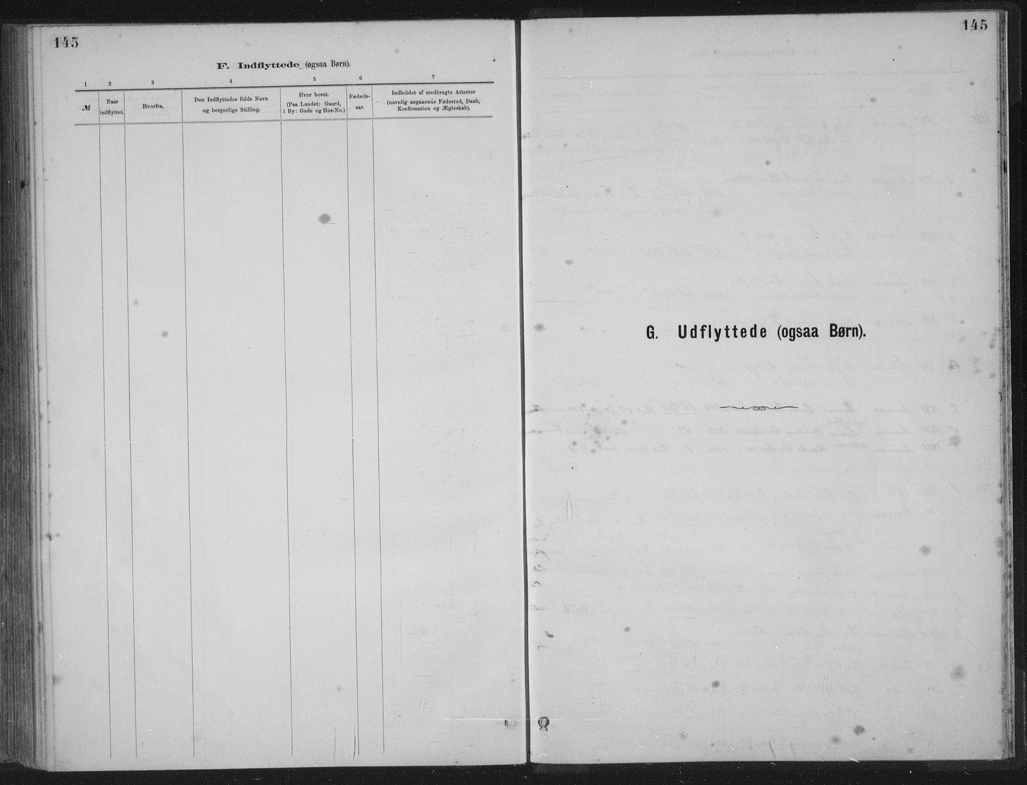 Kopervik sokneprestkontor, SAST/A-101850/H/Ha/Haa/L0002: Parish register (official) no. A 2, 1880-1912, p. 145