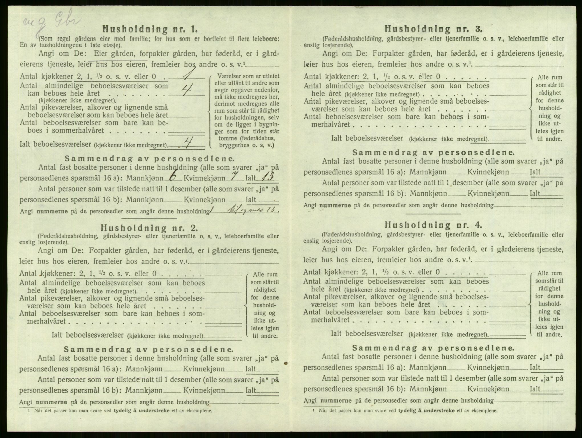 SAKO, 1920 census for Lier, 1920, p. 1818