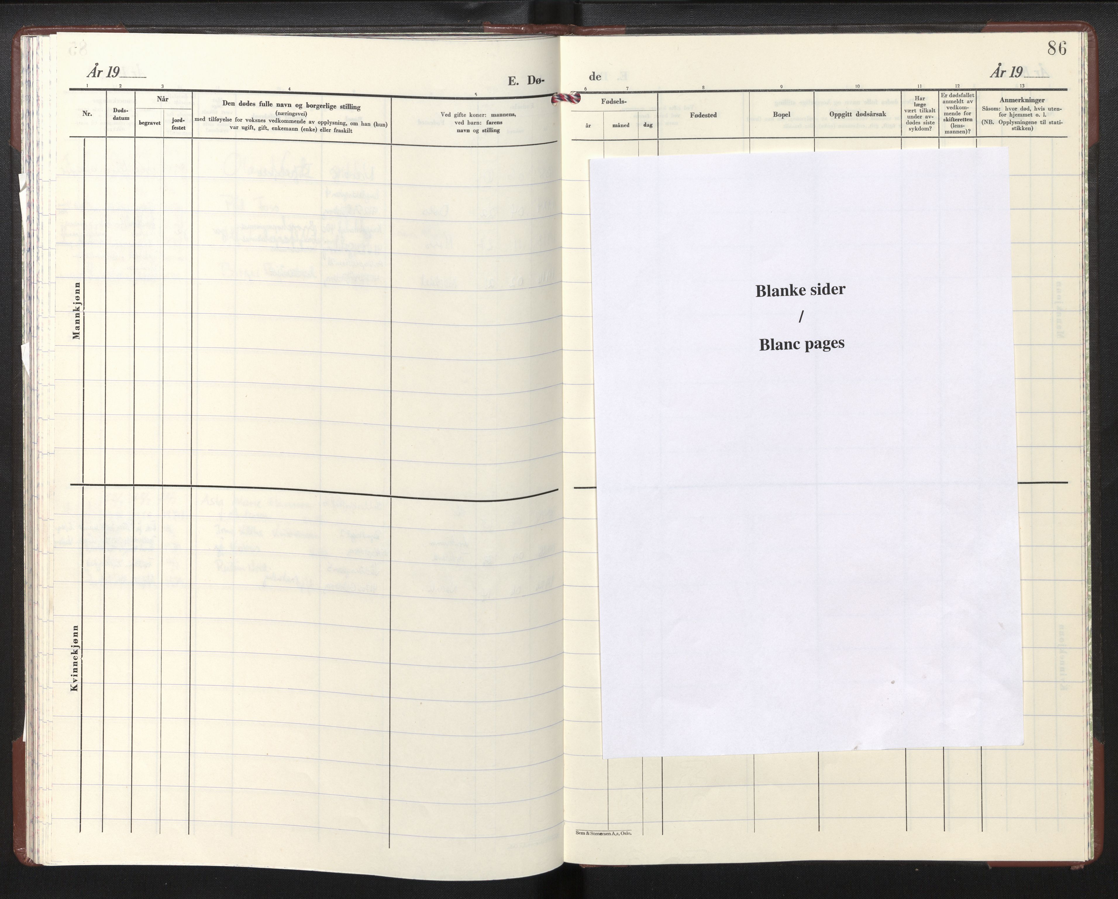 Den norske sjømannsmisjon i utlandet/Gøteborg, AV/SAB-SAB/PA-0109/H/Ha/L0004: Parish register (official) no. A 4, 1971-1979, p. 86