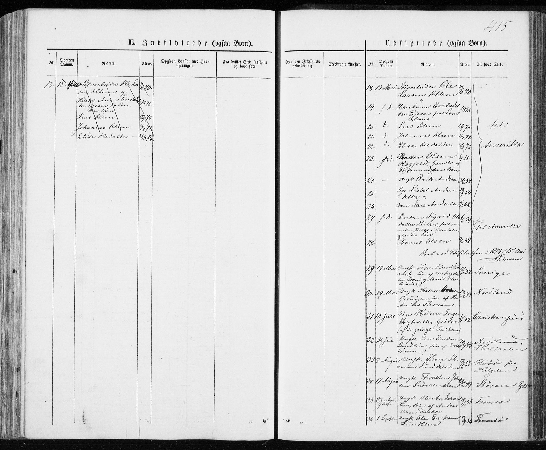 Ministerialprotokoller, klokkerbøker og fødselsregistre - Møre og Romsdal, AV/SAT-A-1454/590/L1013: Parish register (official) no. 590A05, 1847-1877, p. 415