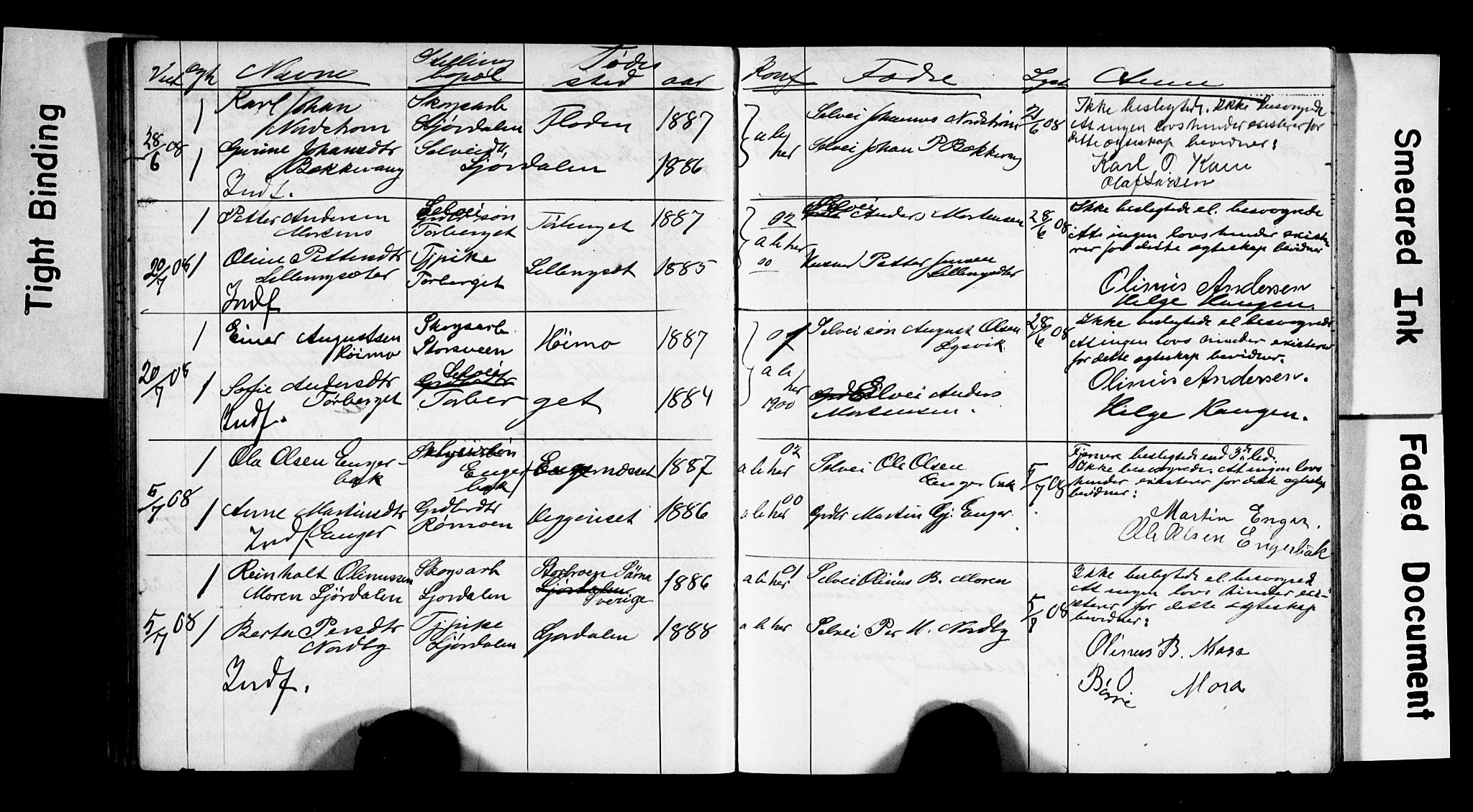 Trysil prestekontor, AV/SAH-PREST-046/I/Ie: Banns register no. 2, 1900-1914