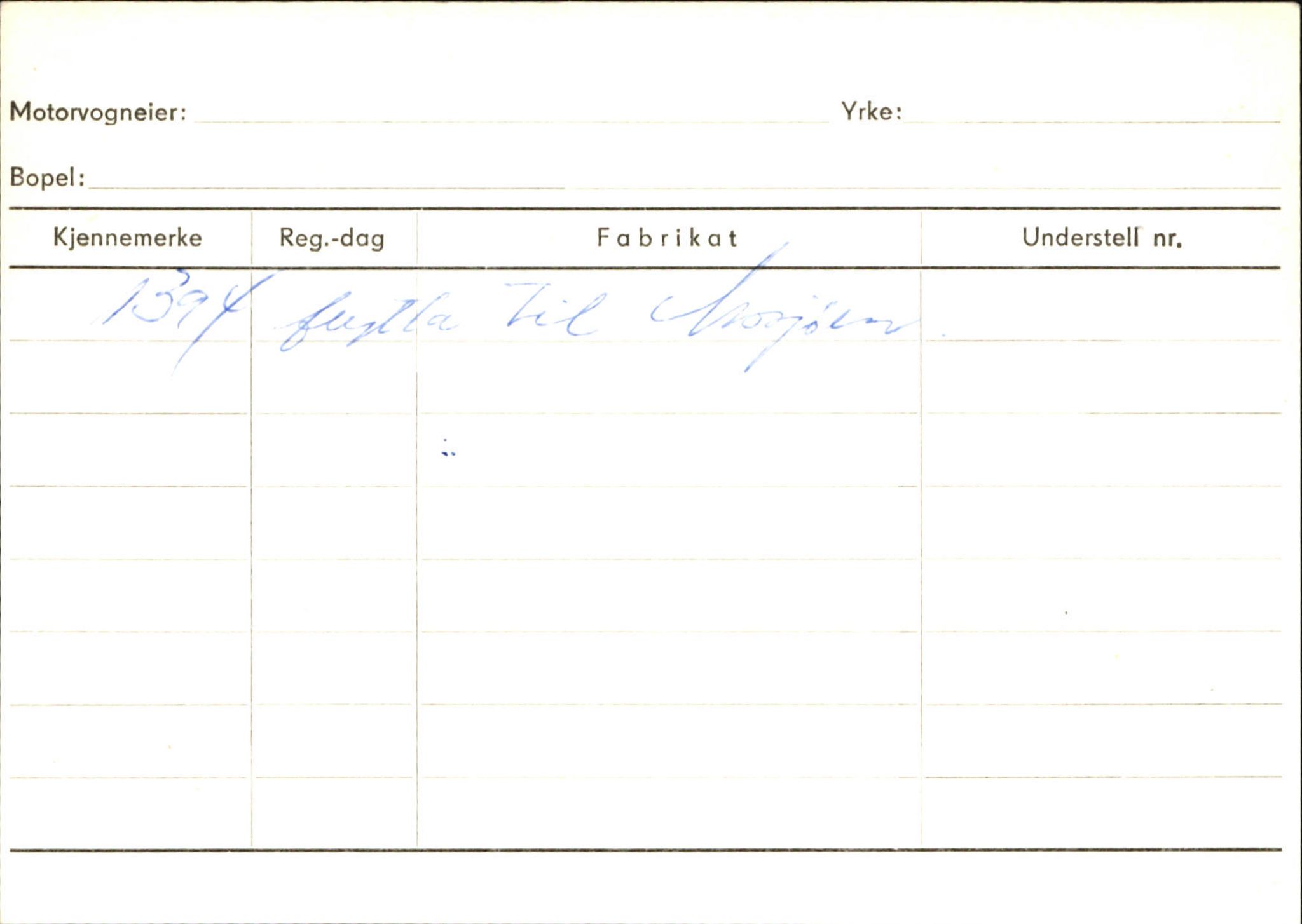 Statens vegvesen, Sogn og Fjordane vegkontor, AV/SAB-A-5301/4/F/L0131: Eigarregister Høyanger P-Å. Stryn S-Å, 1945-1975, p. 2096