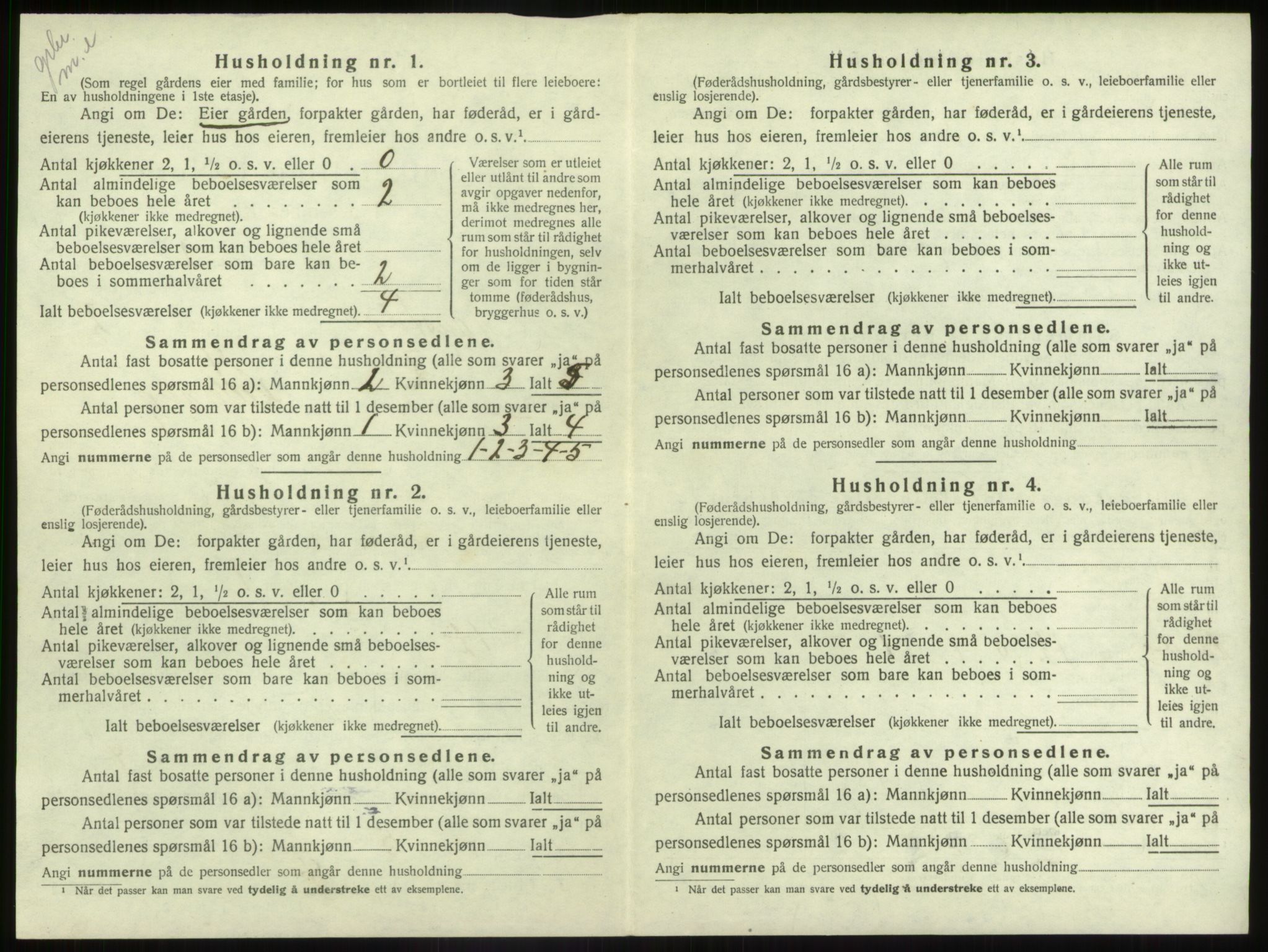 SAB, 1920 census for Naustdal, 1920, p. 73