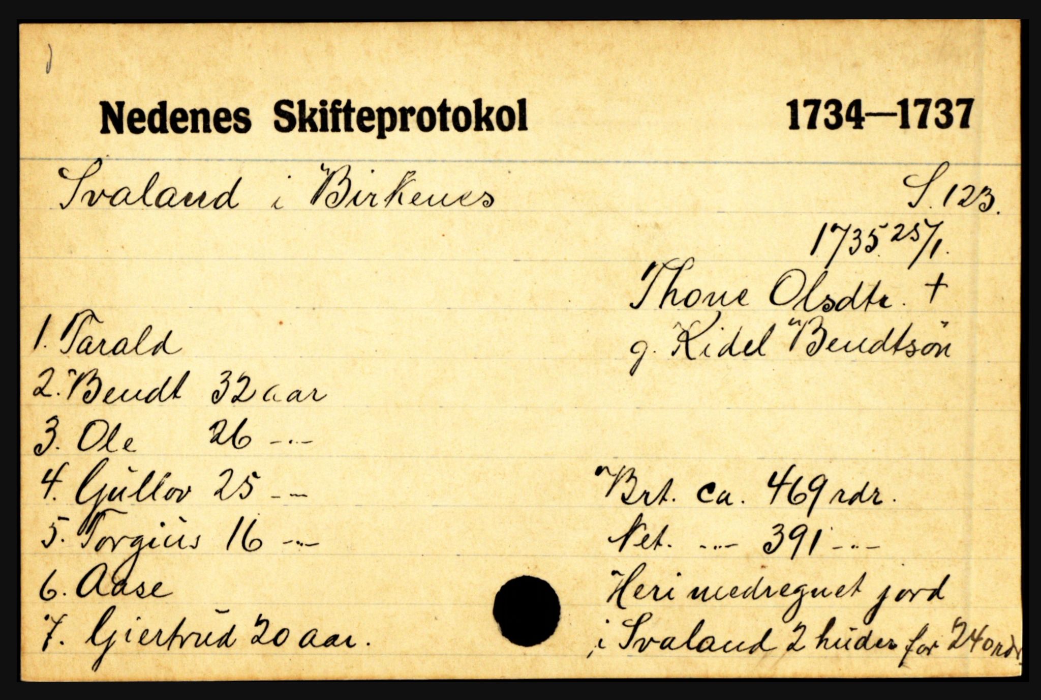 Nedenes sorenskriveri før 1824, AV/SAK-1221-0007/H, p. 29341