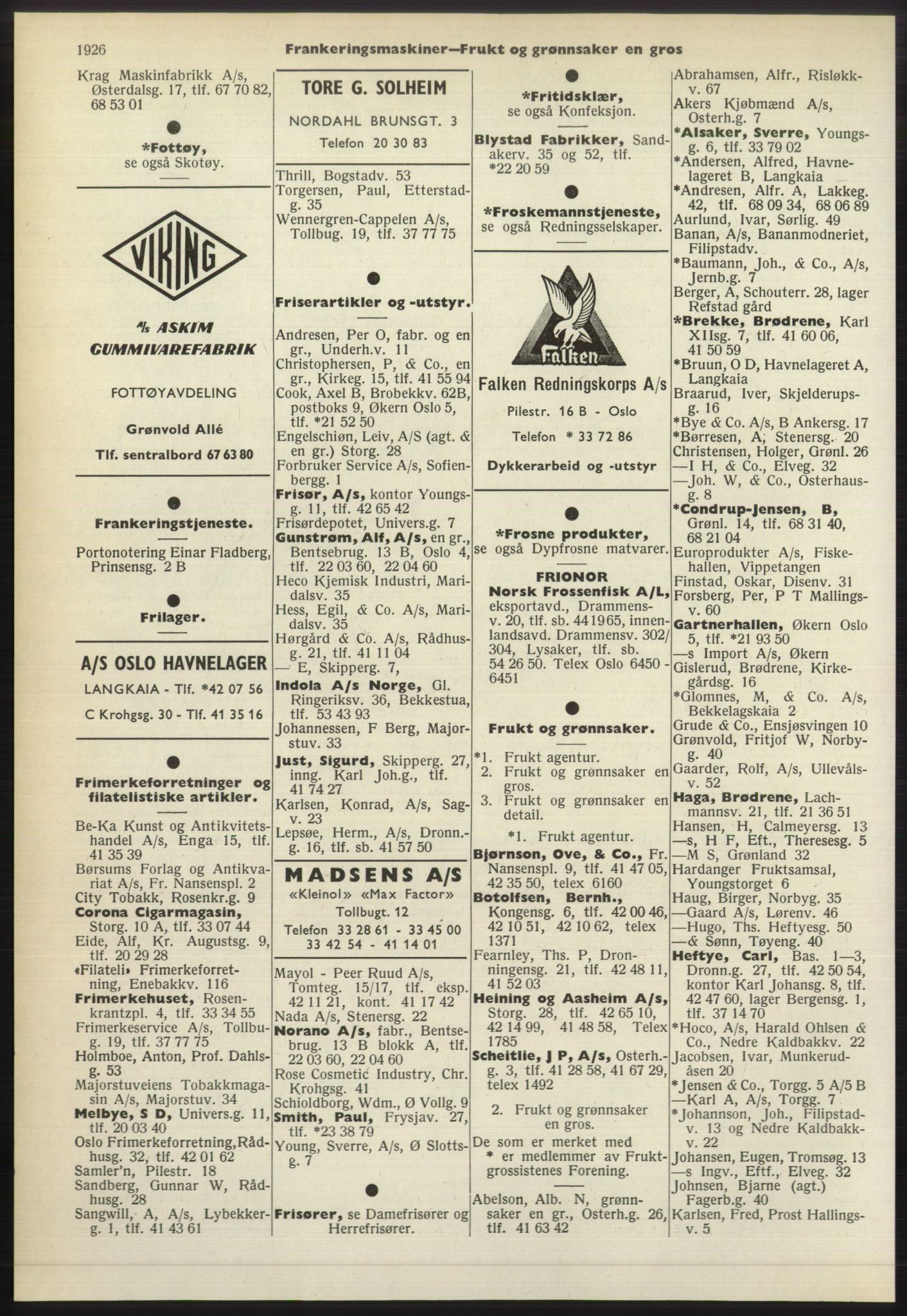 Kristiania/Oslo adressebok, PUBL/-, 1965-1966, p. 1926