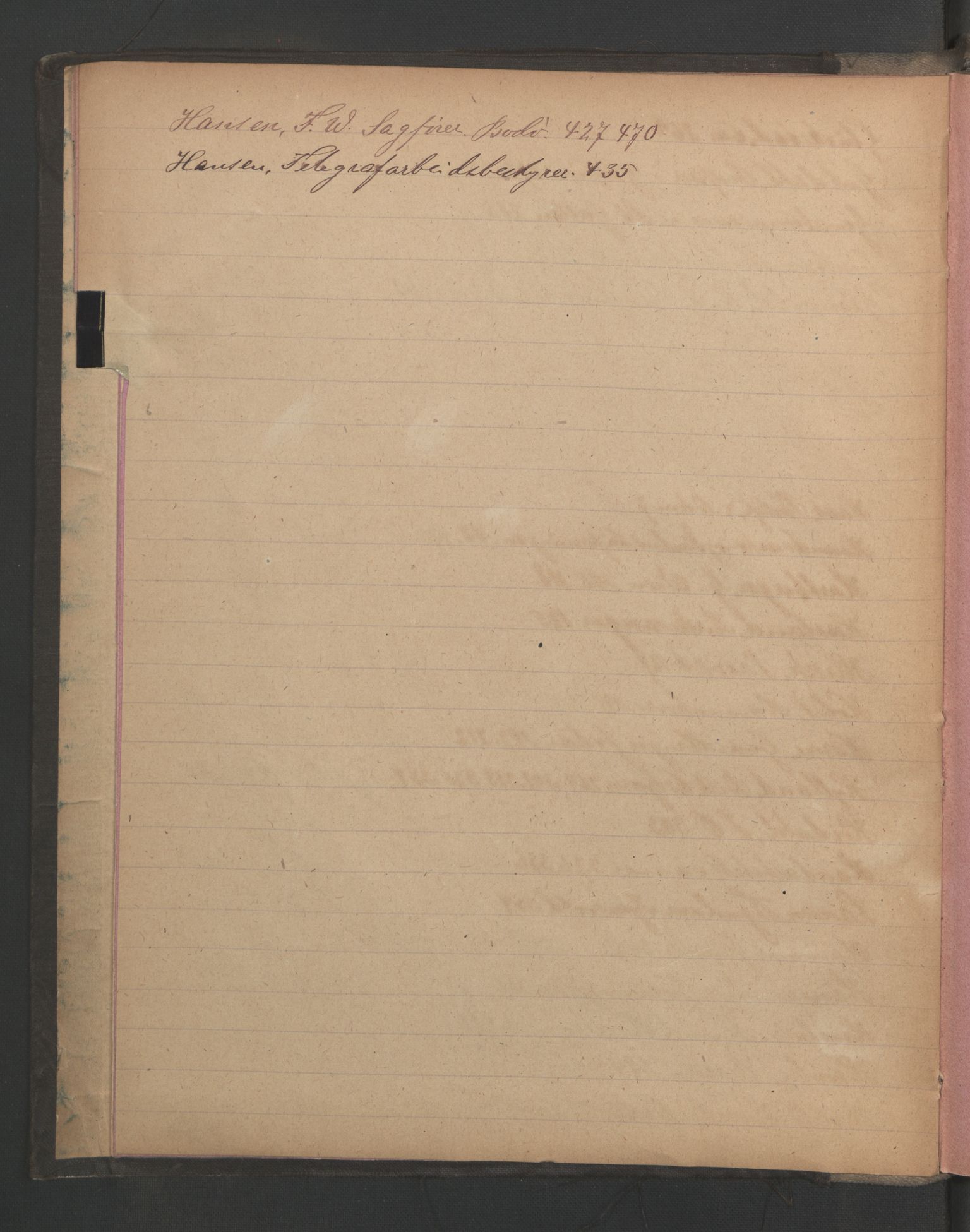 Kunstindustrimuseet i Oslo, NMFK/KIM-1001/B/L0001/0002: Kopibok  / Kopibok I, 1876-1881