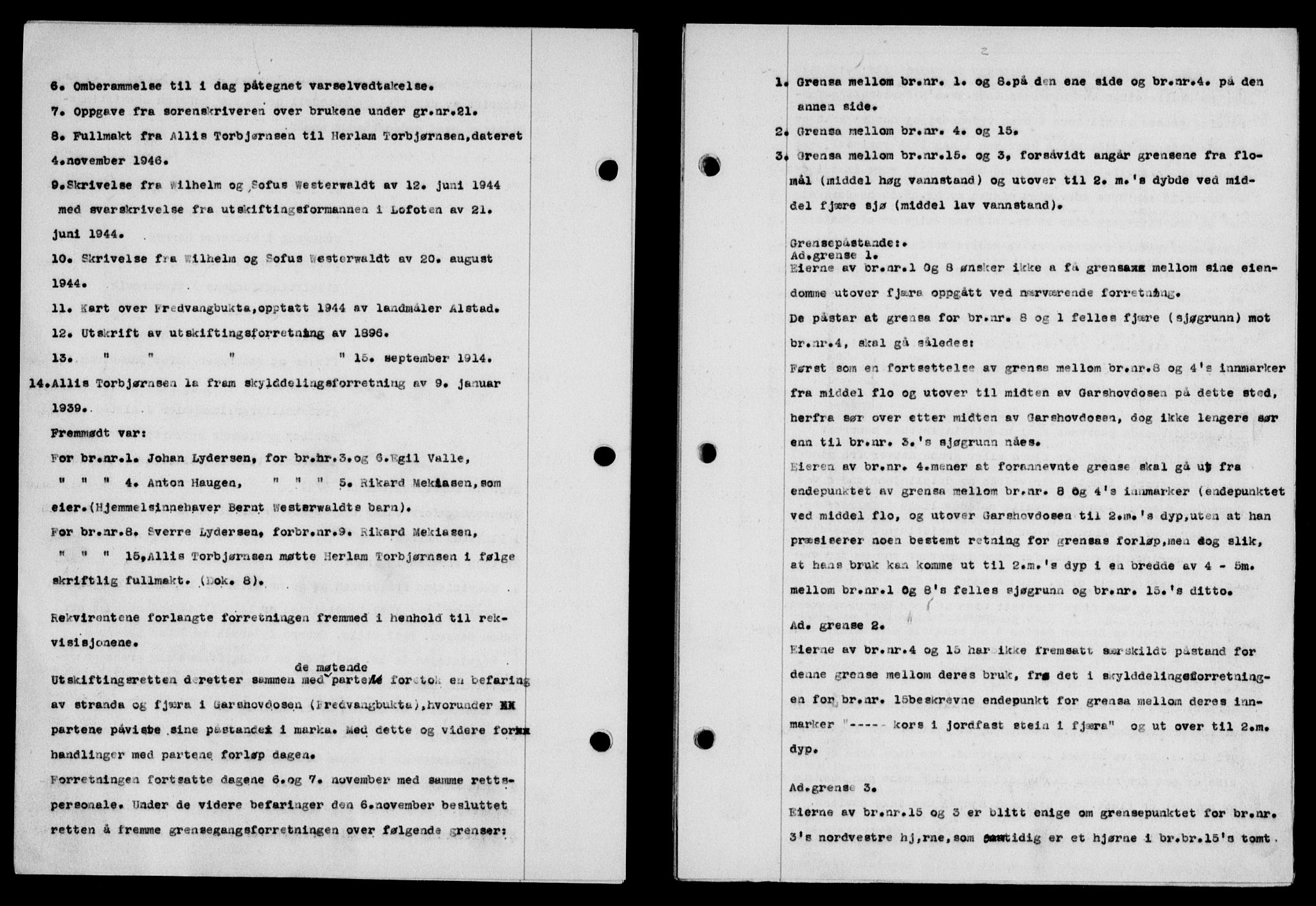 Lofoten sorenskriveri, SAT/A-0017/1/2/2C/L0016a: Mortgage book no. 16a, 1947-1947, Diary no: : 658/1947
