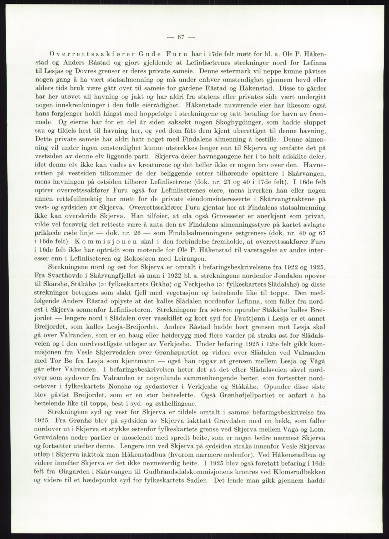 Høyfjellskommisjonen, AV/RA-S-1546/X/Xa/L0001: Nr. 1-33, 1909-1953, p. 5614