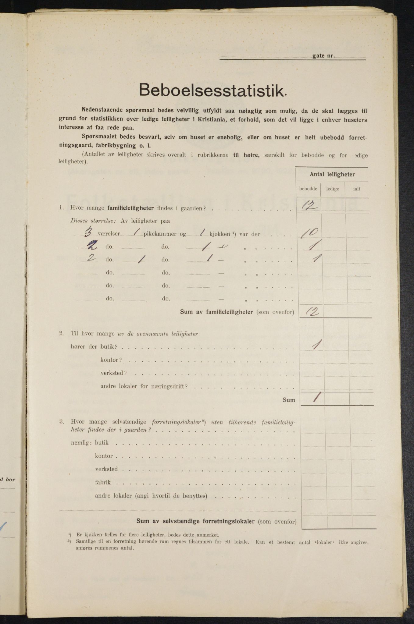 OBA, Municipal Census 1914 for Kristiania, 1914, p. 8051