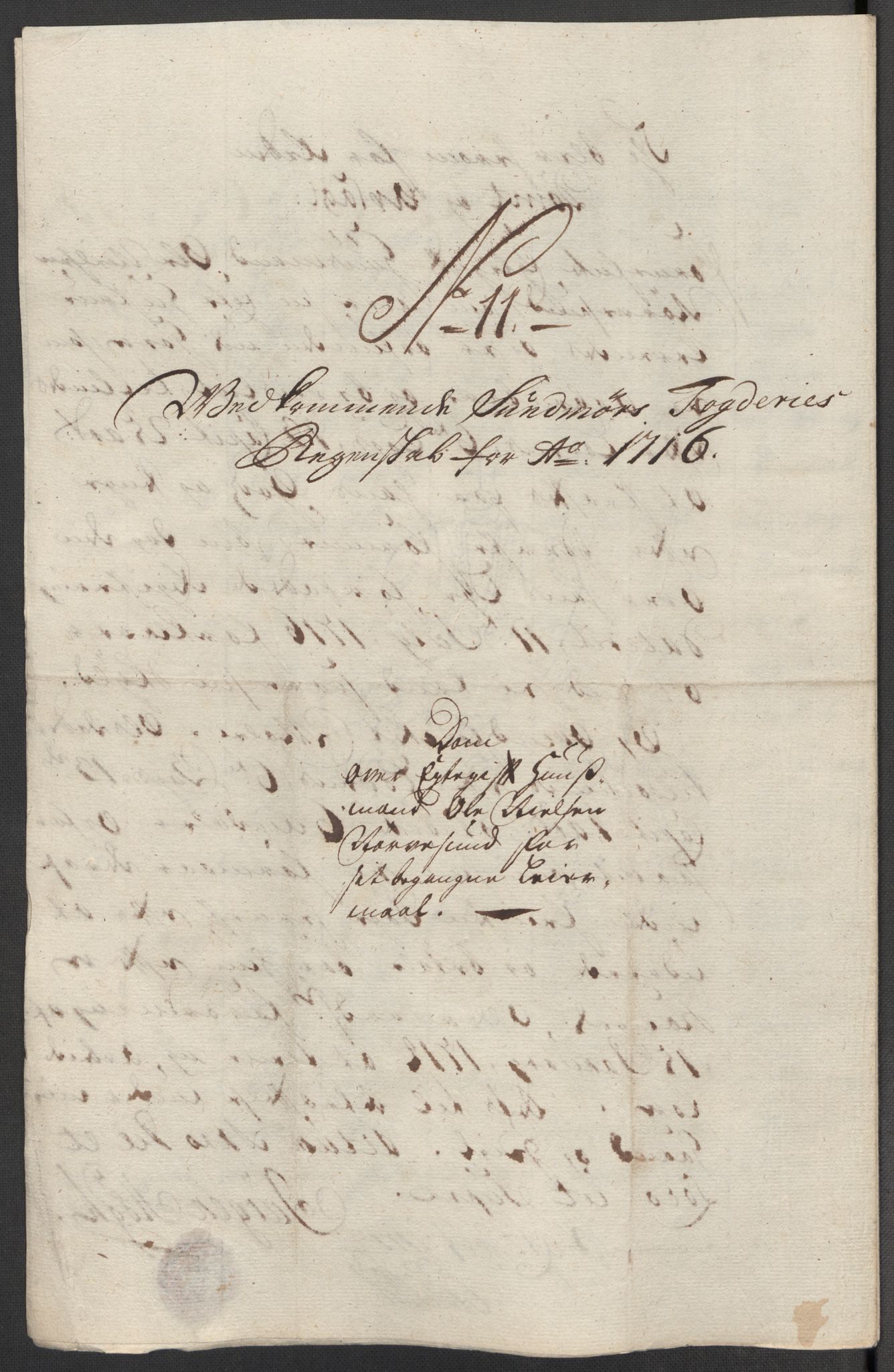 Rentekammeret inntil 1814, Reviderte regnskaper, Fogderegnskap, RA/EA-4092/R54/L3568: Fogderegnskap Sunnmøre, 1716, p. 101