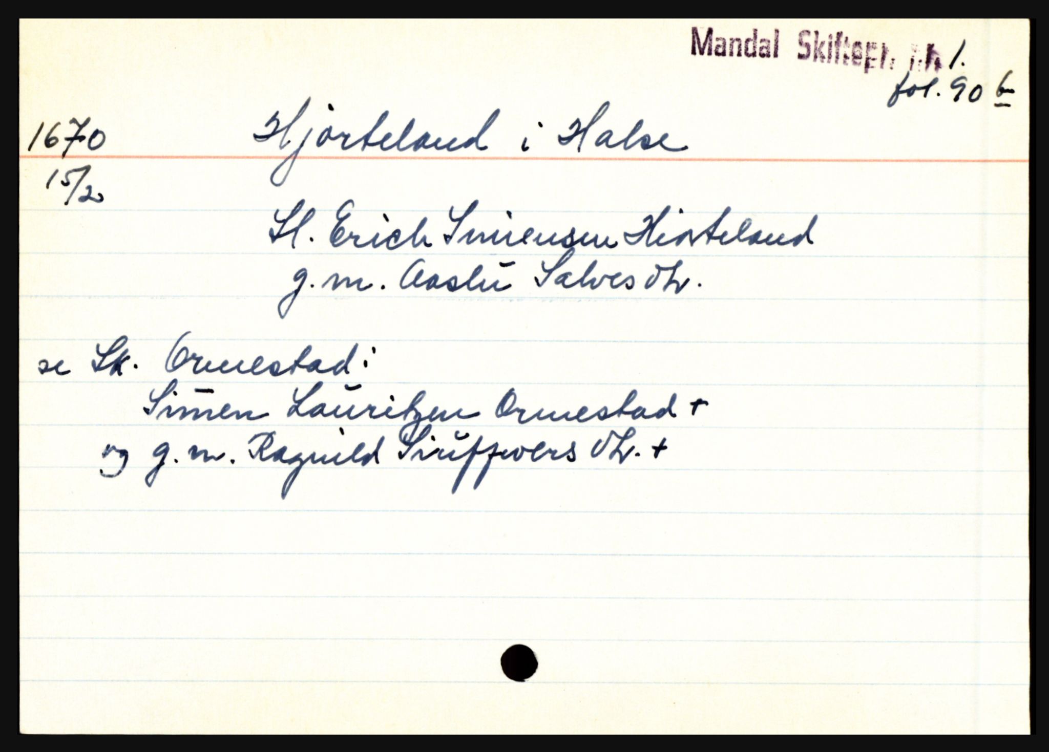 Mandal sorenskriveri, AV/SAK-1221-0005/001/H, p. 8964