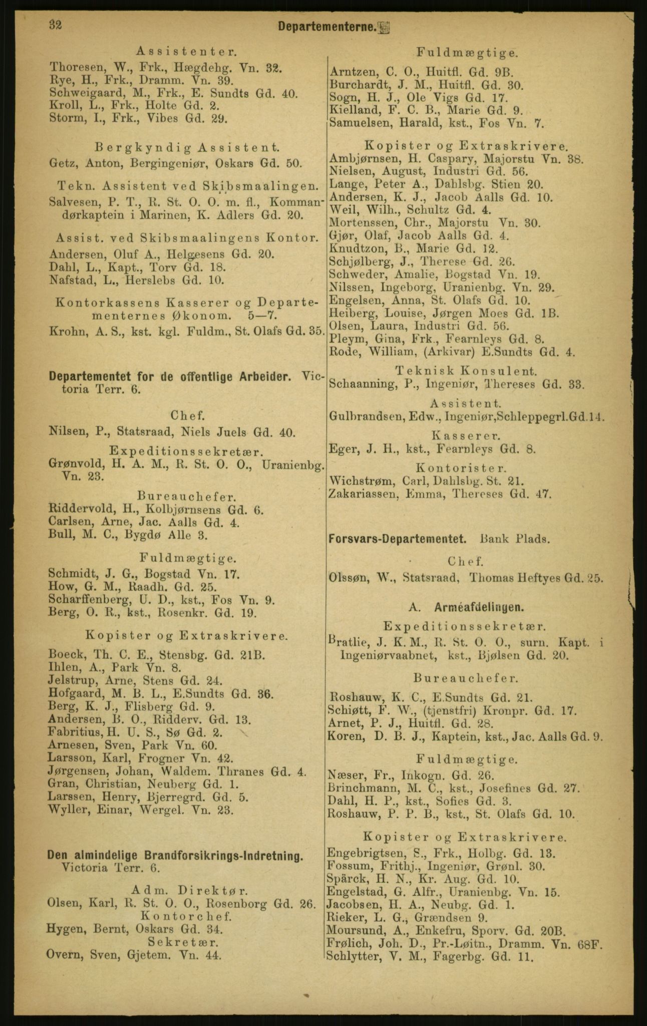 Kristiania/Oslo adressebok, PUBL/-, 1897, p. 32