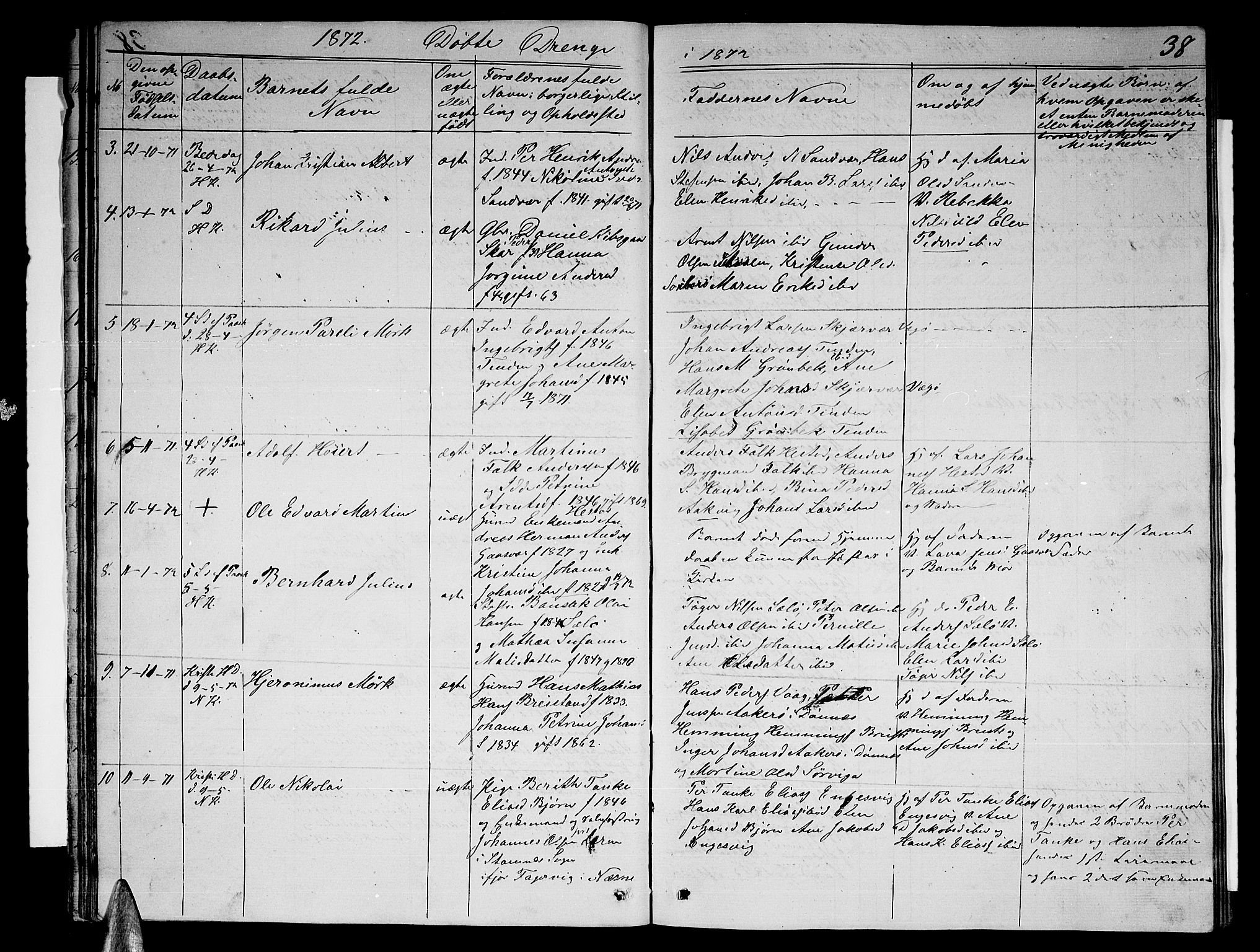 Ministerialprotokoller, klokkerbøker og fødselsregistre - Nordland, AV/SAT-A-1459/834/L0512: Parish register (copy) no. 834C03, 1862-1877, p. 39