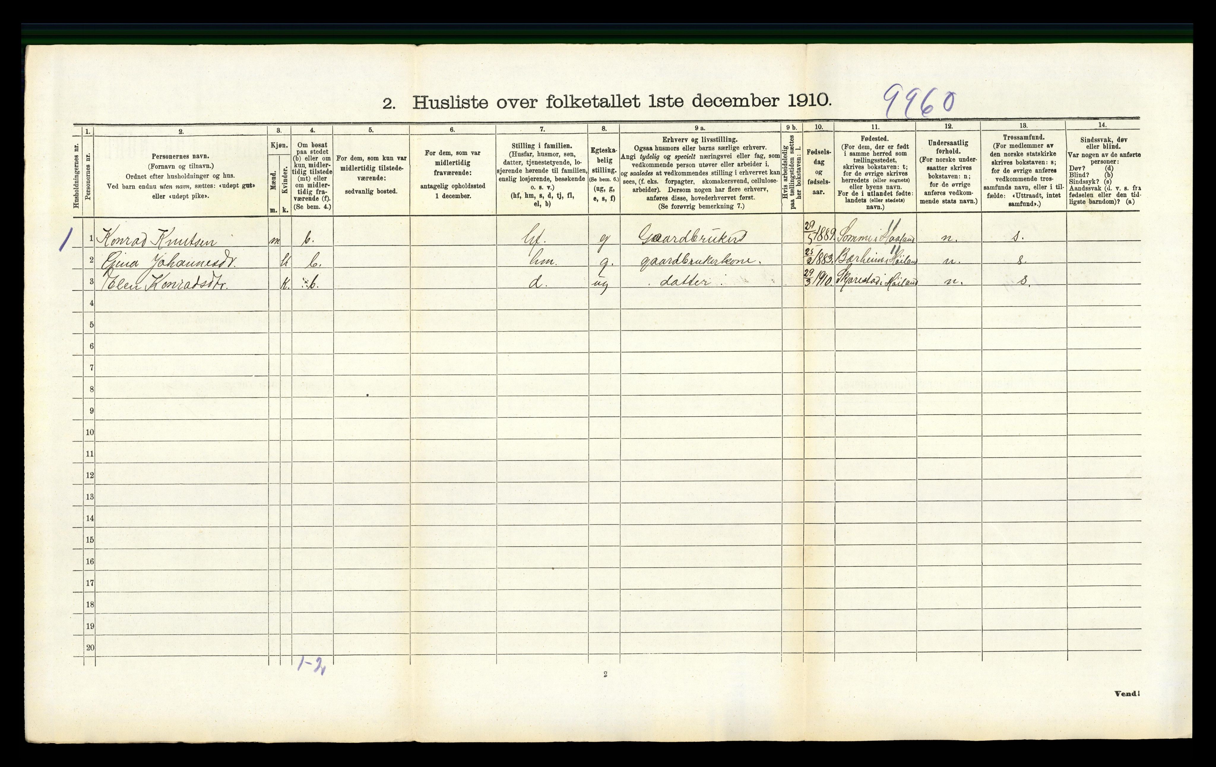 RA, 1910 census for Høle, 1910, p. 247