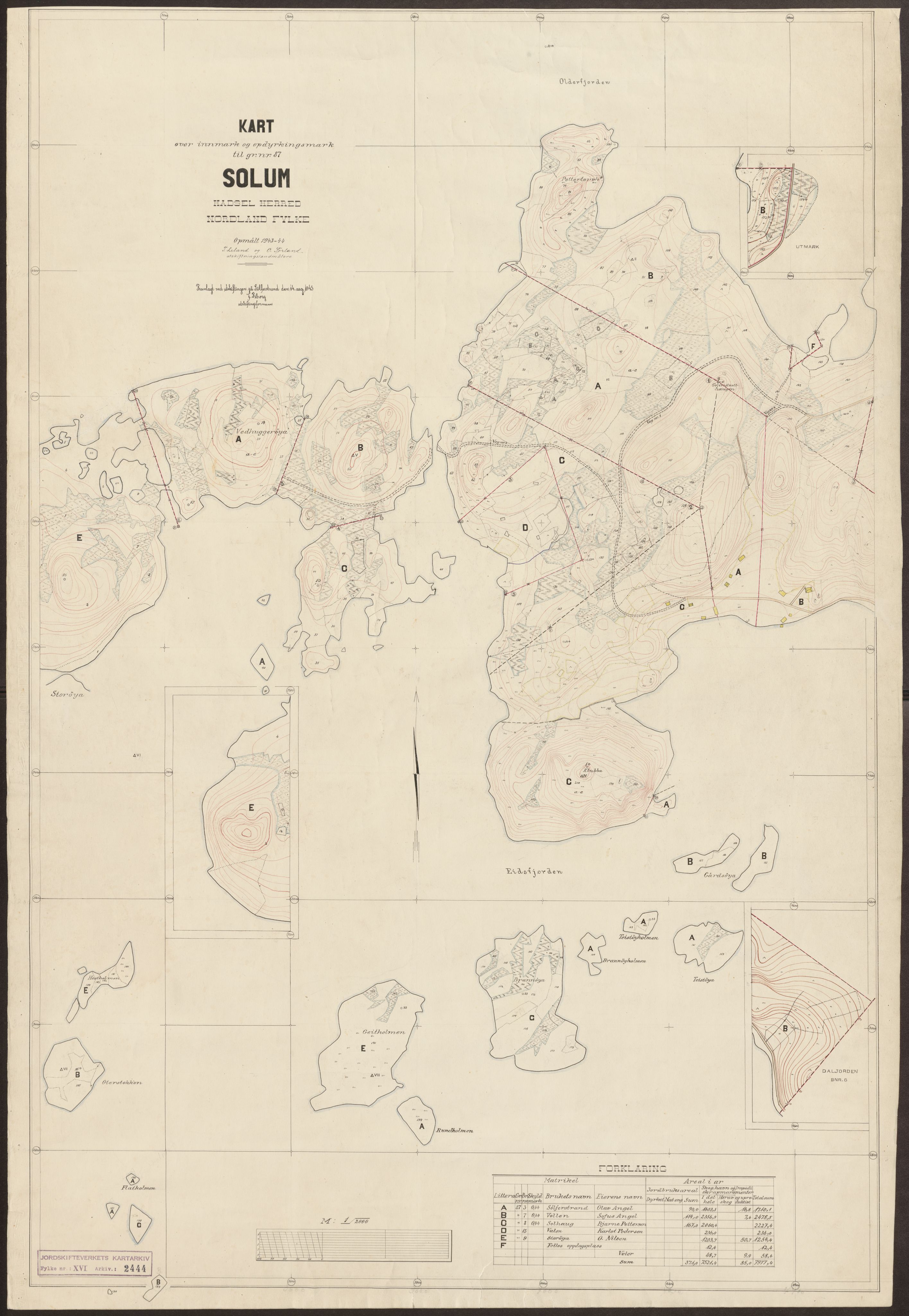 Jordskifteverkets kartarkiv, RA/S-3929/T, 1859-1988, p. 3073