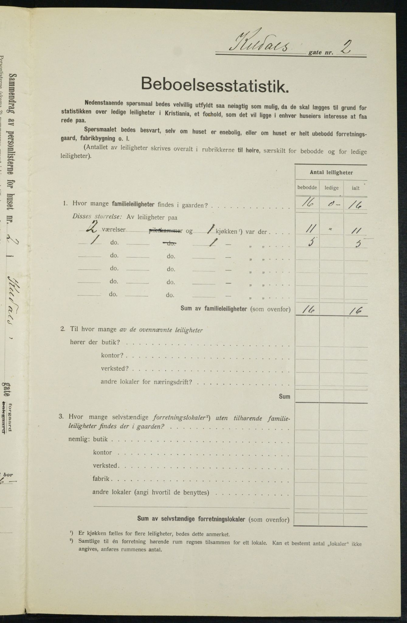 OBA, Municipal Census 1913 for Kristiania, 1913, p. 49229