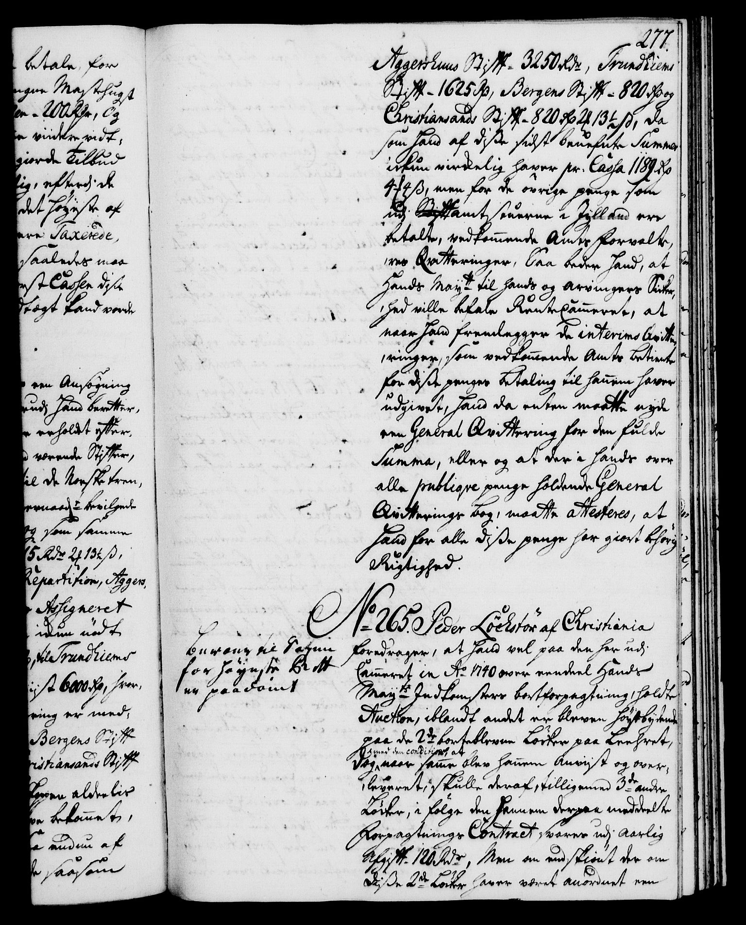 Rentekammeret, Kammerkanselliet, RA/EA-3111/G/Gh/Gha/L0025: Norsk ekstraktmemorialprotokoll (merket RK 53.70), 1743-1744, p. 277