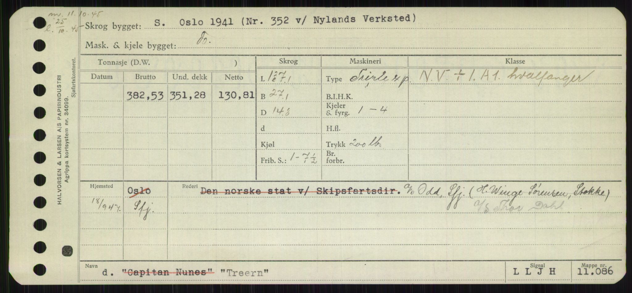 Sjøfartsdirektoratet med forløpere, Skipsmålingen, RA/S-1627/H/Hb/L0005: Fartøy, T-Å, p. 207