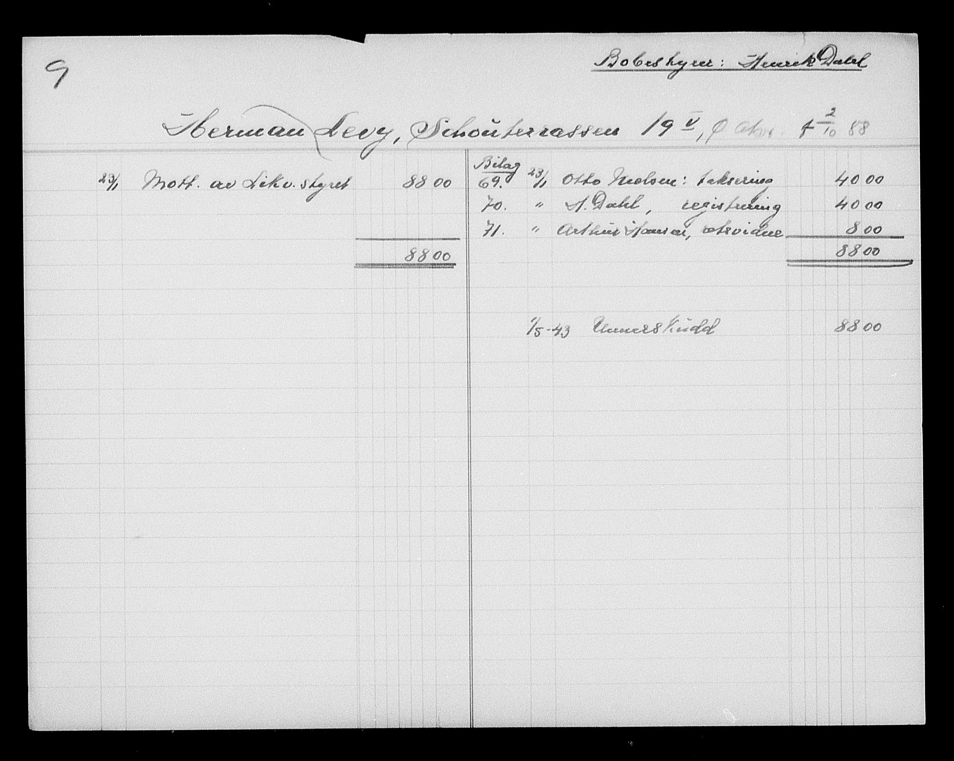 Justisdepartementet, Tilbakeføringskontoret for inndratte formuer, AV/RA-S-1564/H/Hc/Hcc/L0959: --, 1945-1947, p. 266