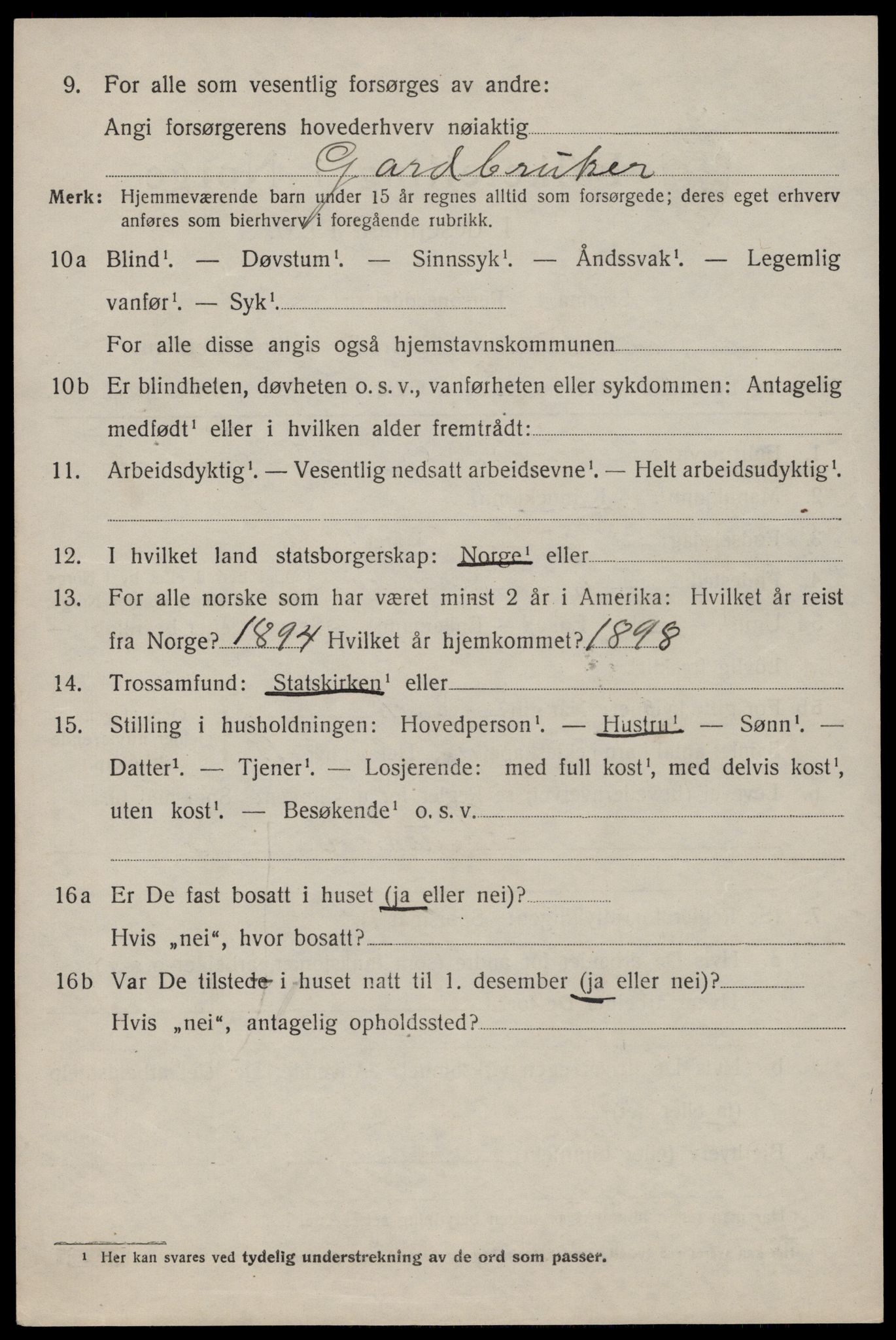 SAST, 1920 census for Erfjord, 1920, p. 1286