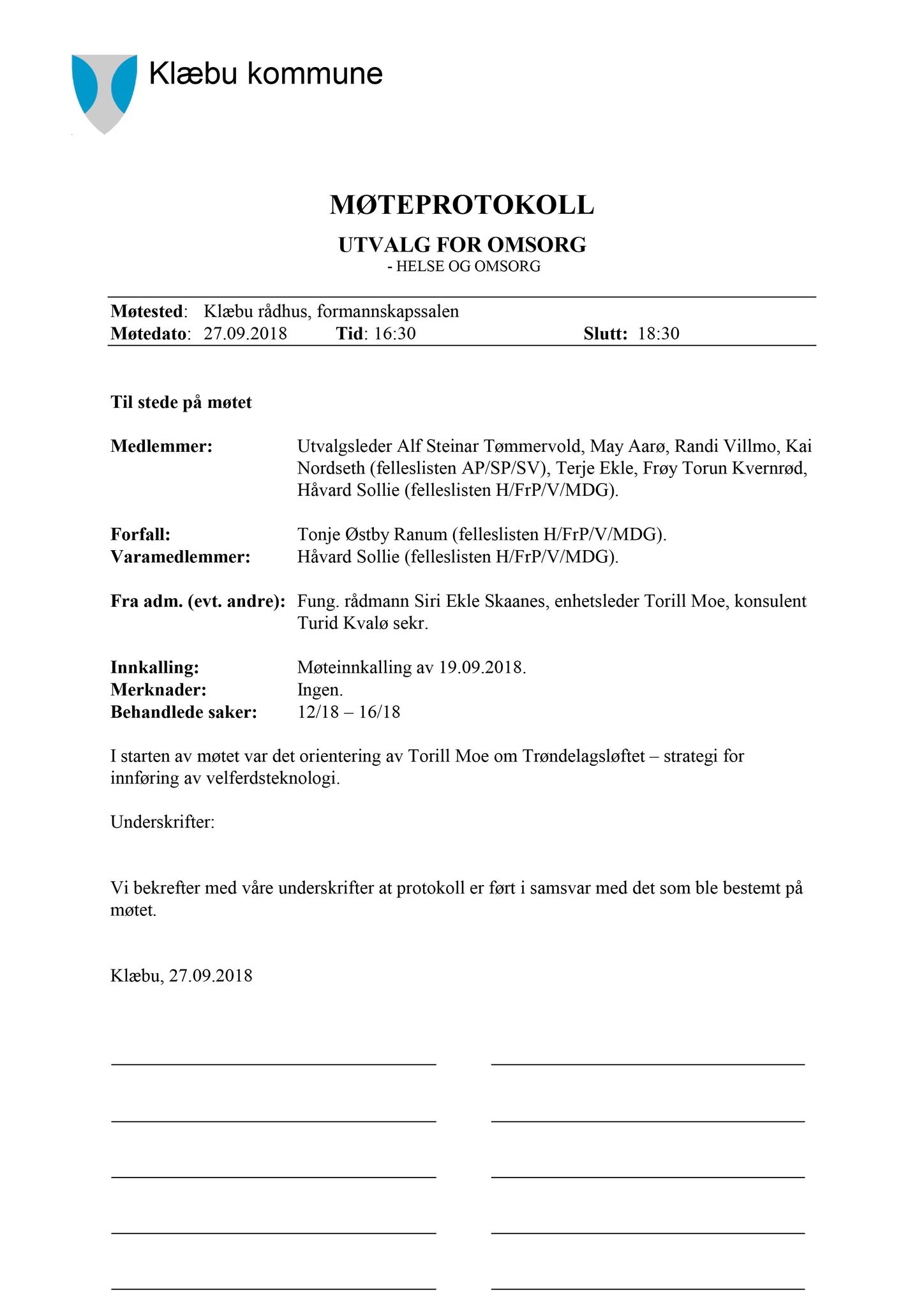 Klæbu Kommune, TRKO/KK/05-UOm/L009: Utvalg for omsorg - Møtedokumenter, 2018, p. 310